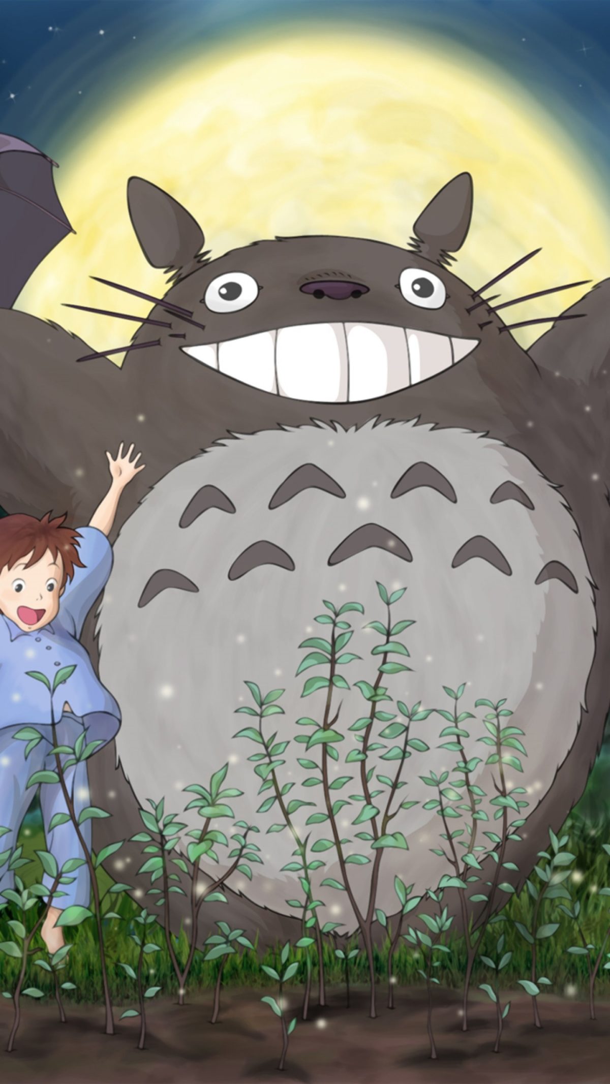 Preview wallpaper ghibli, my neighbor totoro, mei, satsuki, totoro, forest,