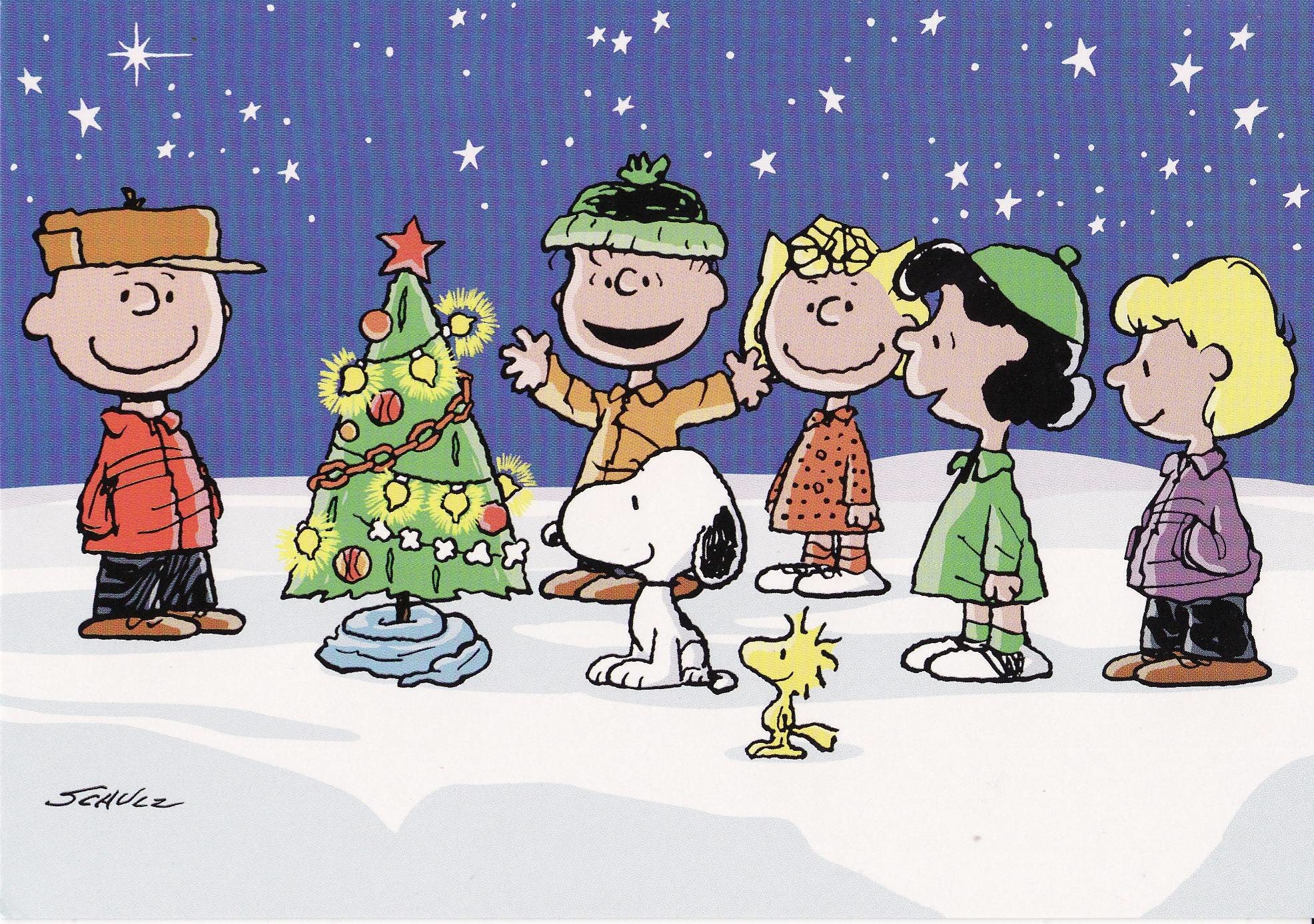 Charlie Brown Peanuts Comics Christmas Wallpaper Pictures Free