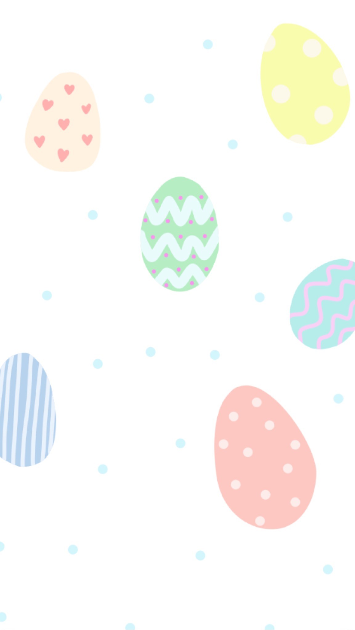 Free Phone Wallpaper April Easter Eggs