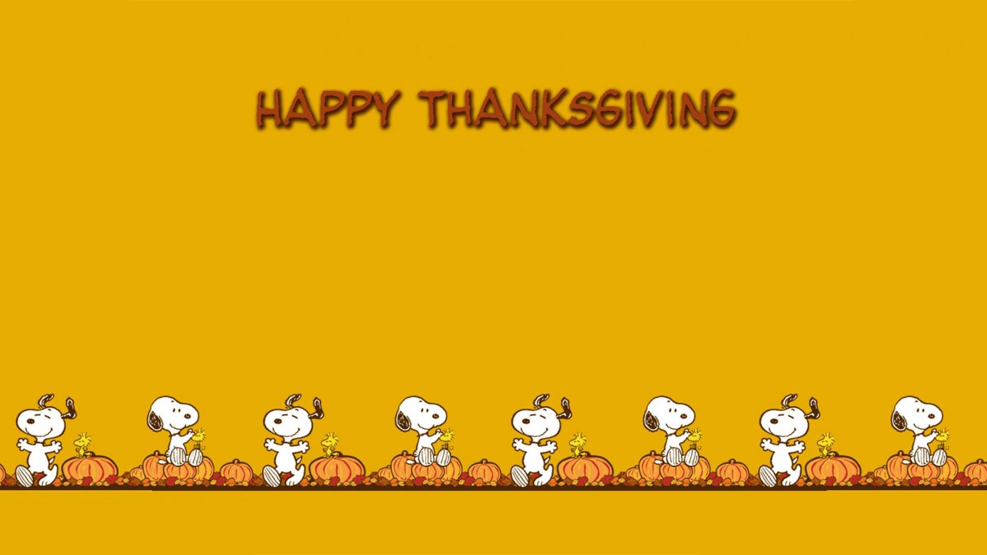 Download Snoopy getting ready to celebrate Thanksgiving Wallpaper   Wallpaperscom