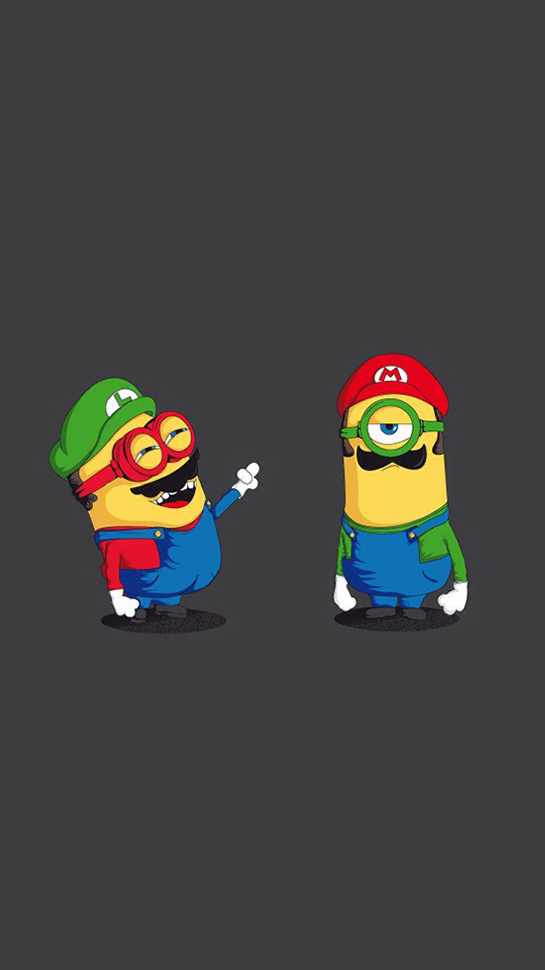 Funny Mario And Luigi Minions HD Wallpaper iPhone 6 plus