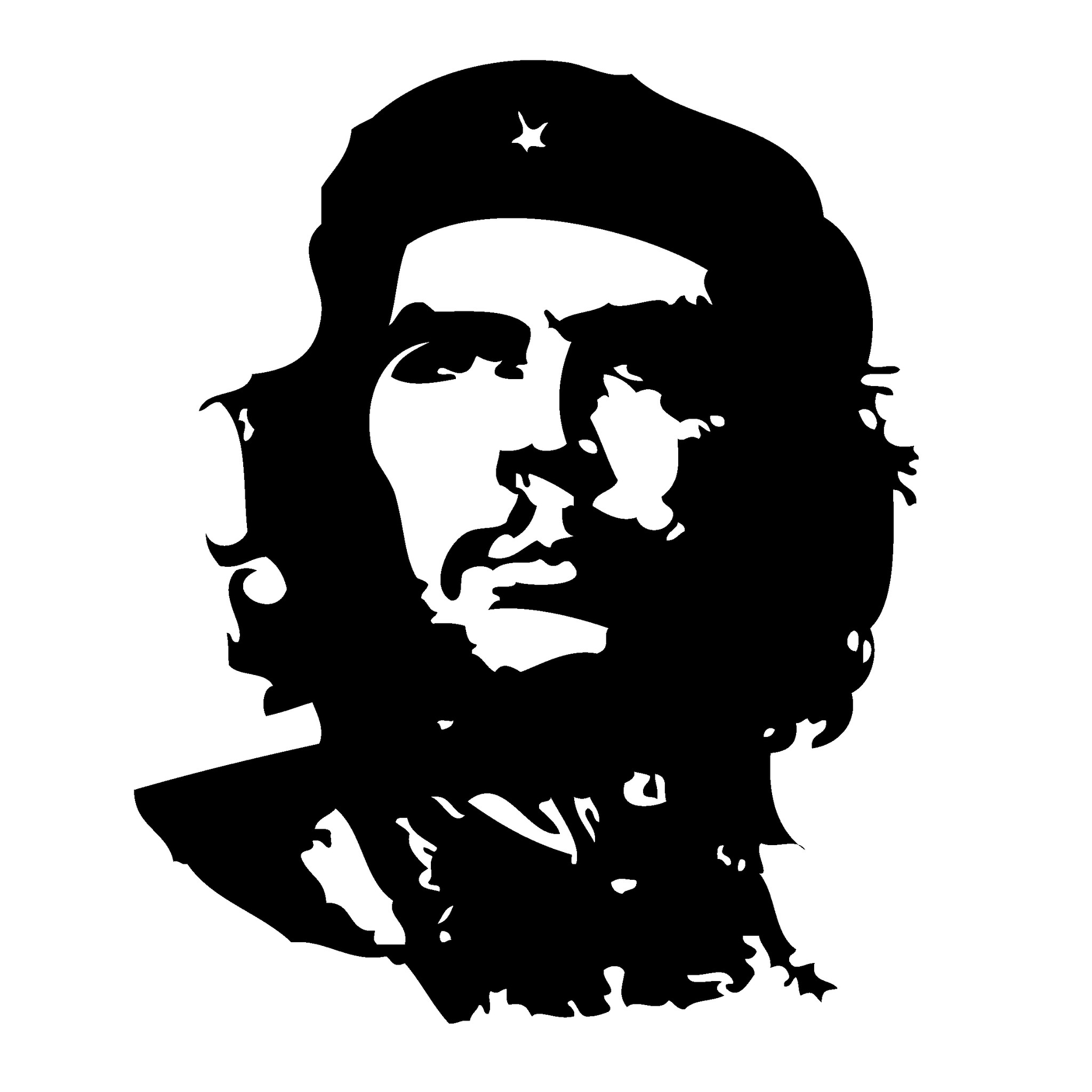 Download Che Guevara Portrait Illustration iPad Wallpaper HD