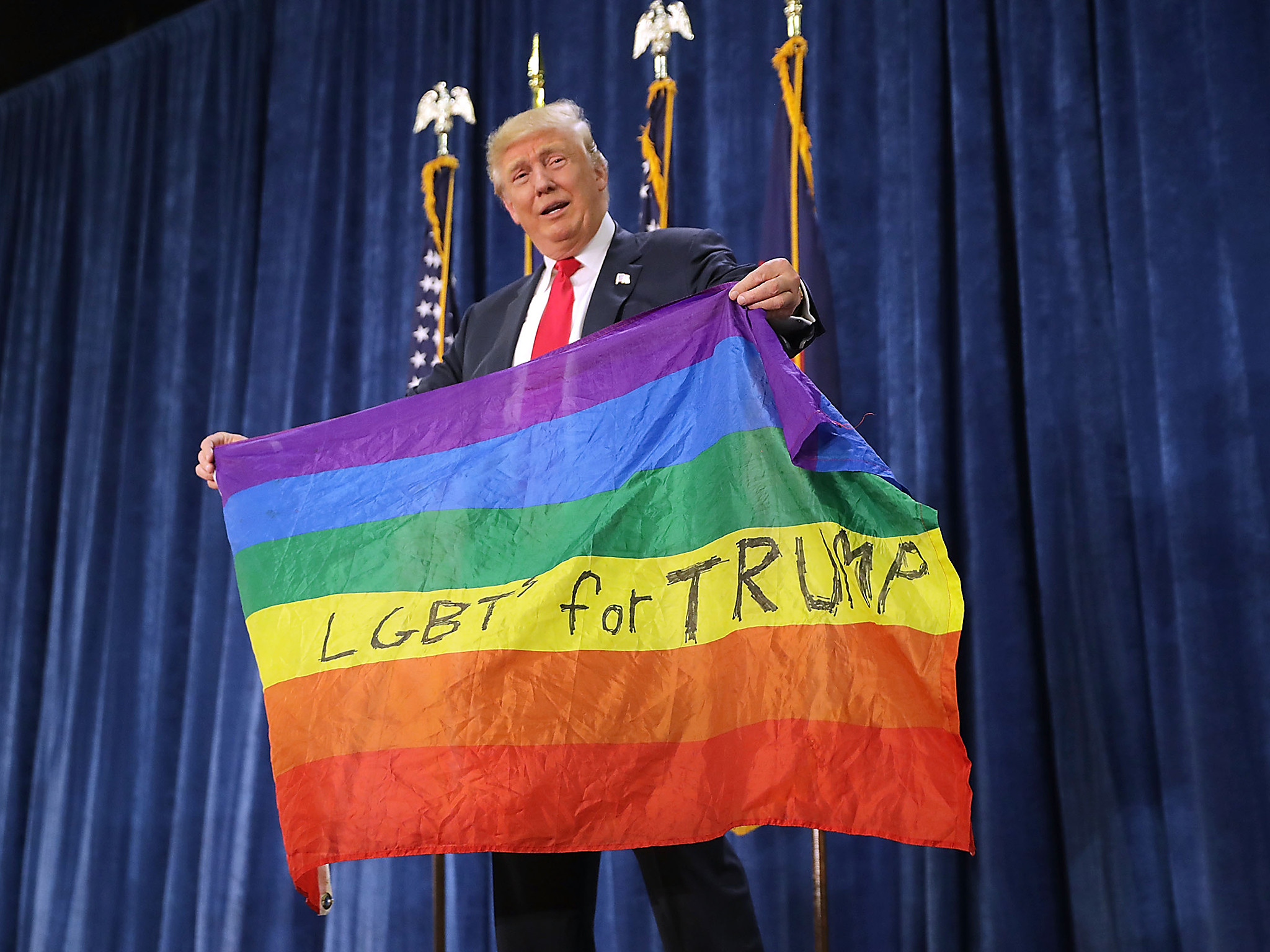 Donald Trumps running mate thought HIV funding could be better spent on gay conversion therapy time to put the rainbow flag down The Independent