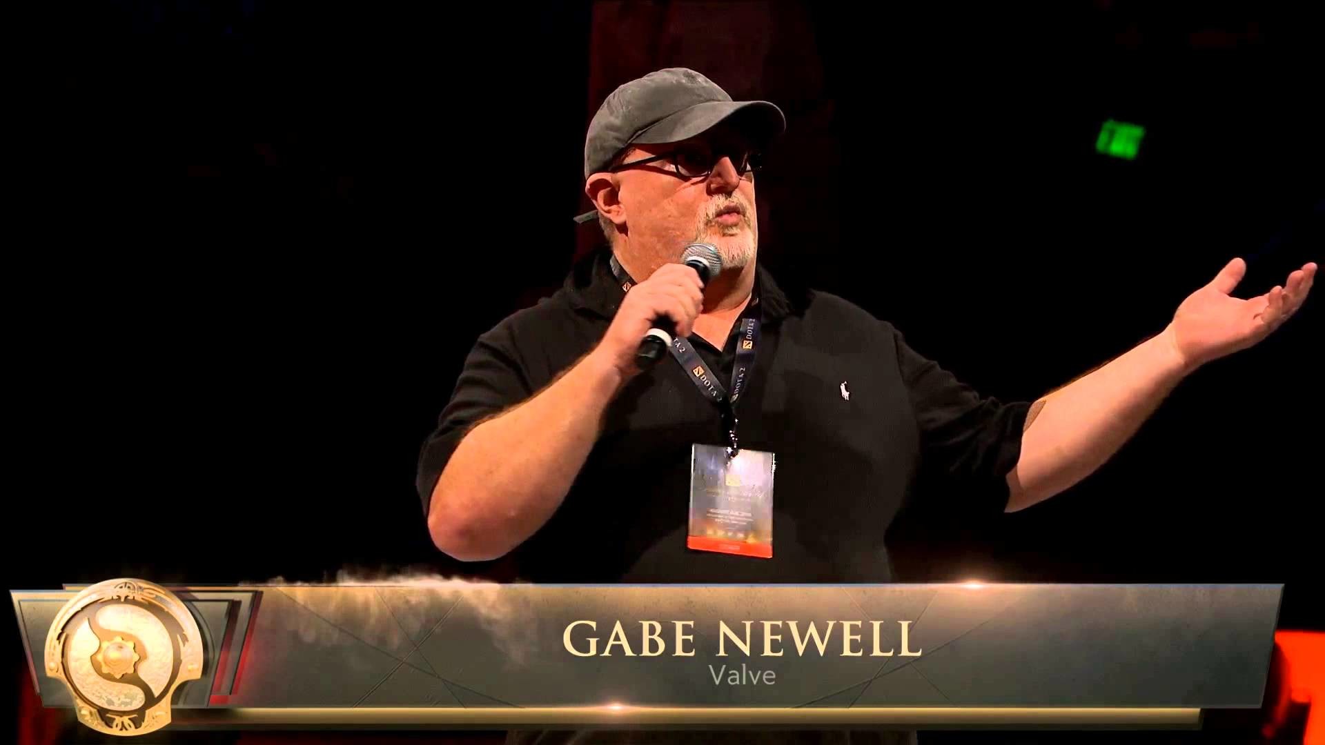 Gabe Newell Welcome To The International Speech V.2015 #TI5 – YouTube