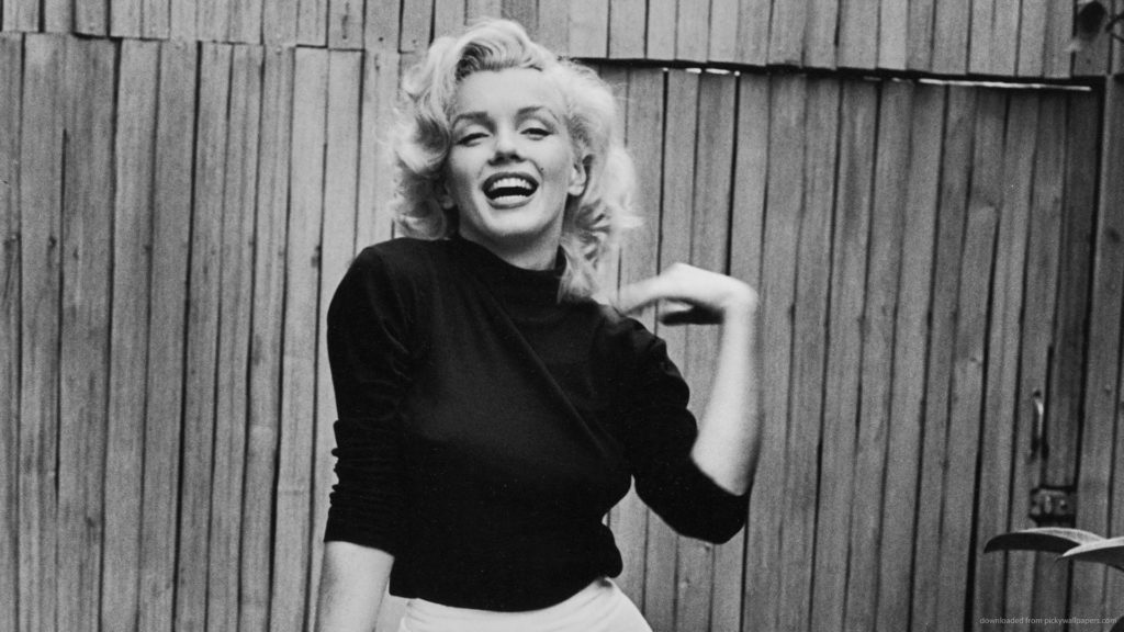 Marilyn Monroe Black Turtleneck For 1920×1080