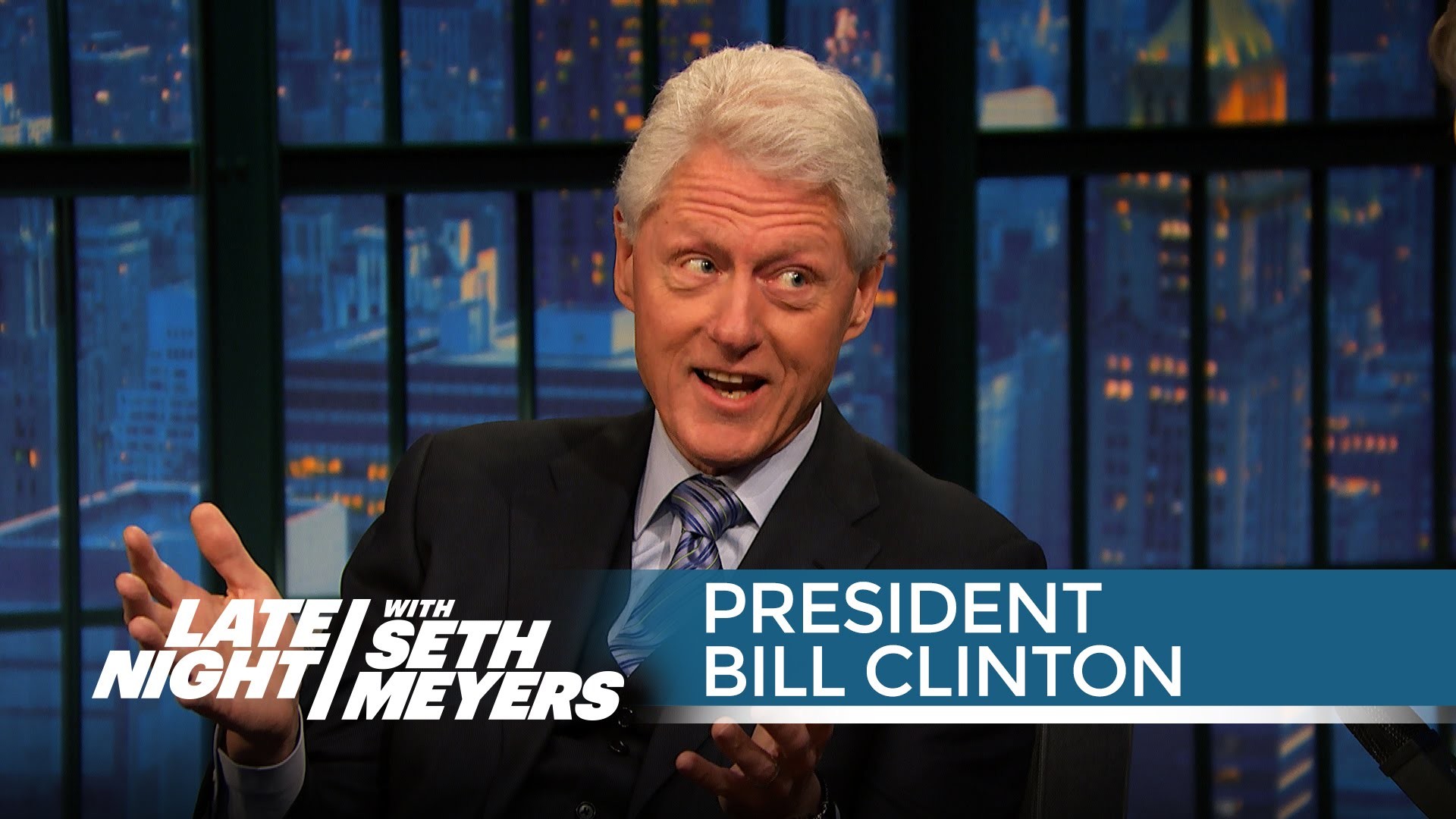 President Bill Clinton on Hillary Clinton's 2016 Plans – Late Night with  Seth Meyers – YouTube