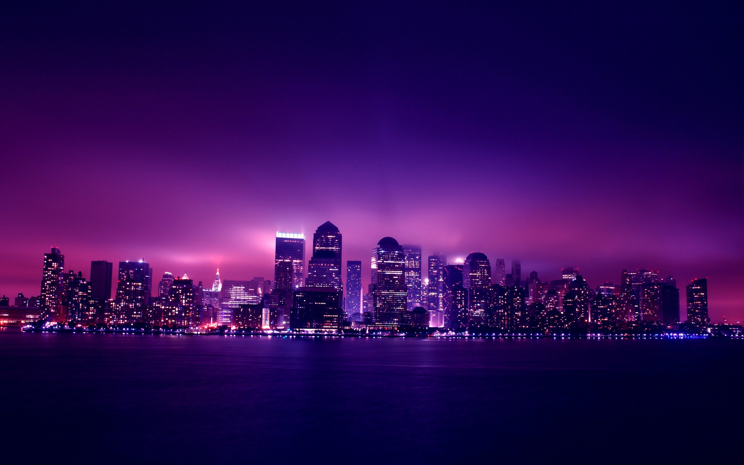 City At Night Wallpaper 2014 HD