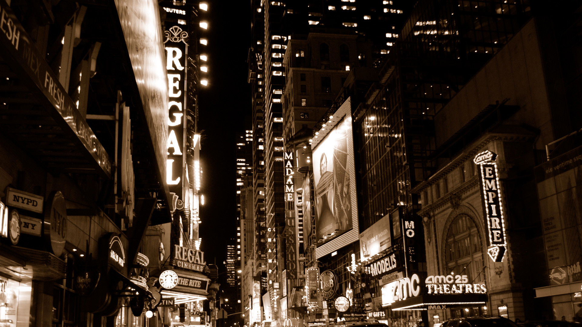 New York City Street HD wallpaper