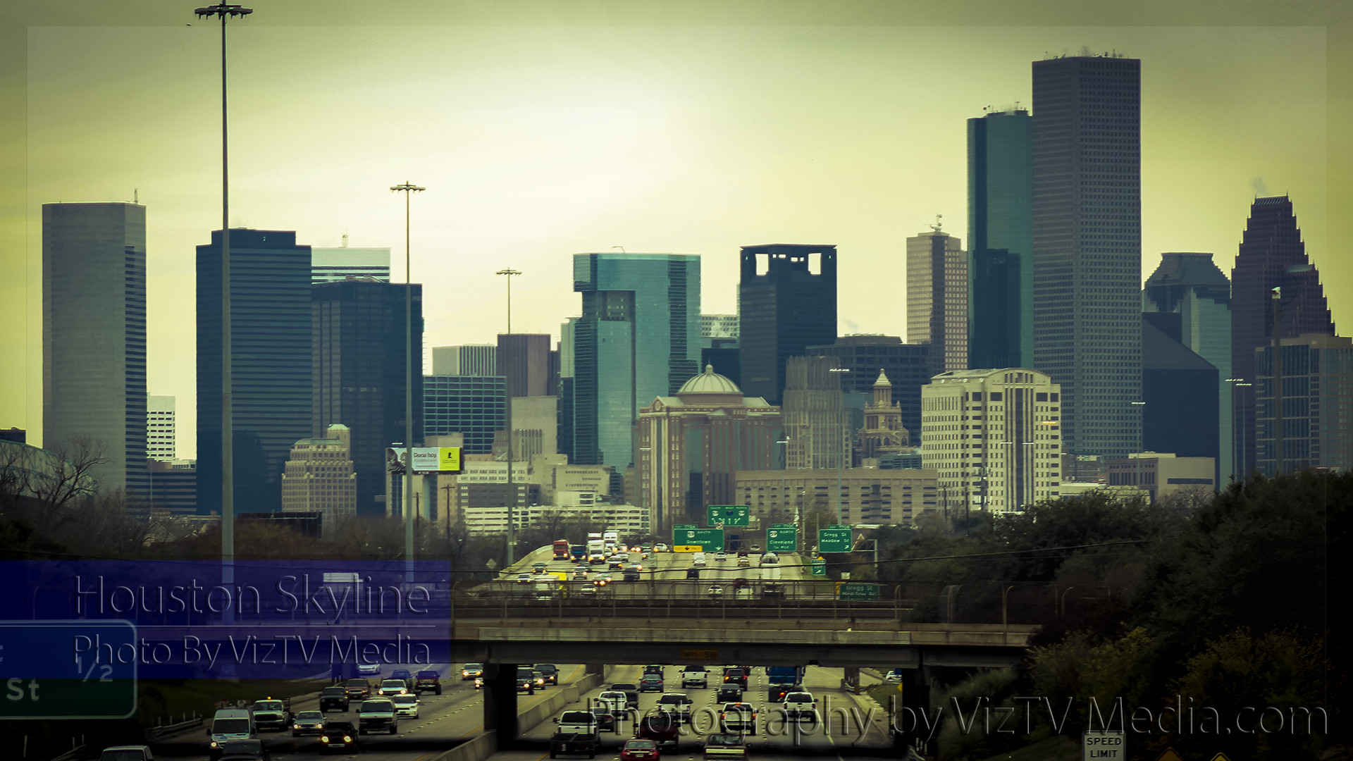 Houston Skyline Desktop Wallpaper