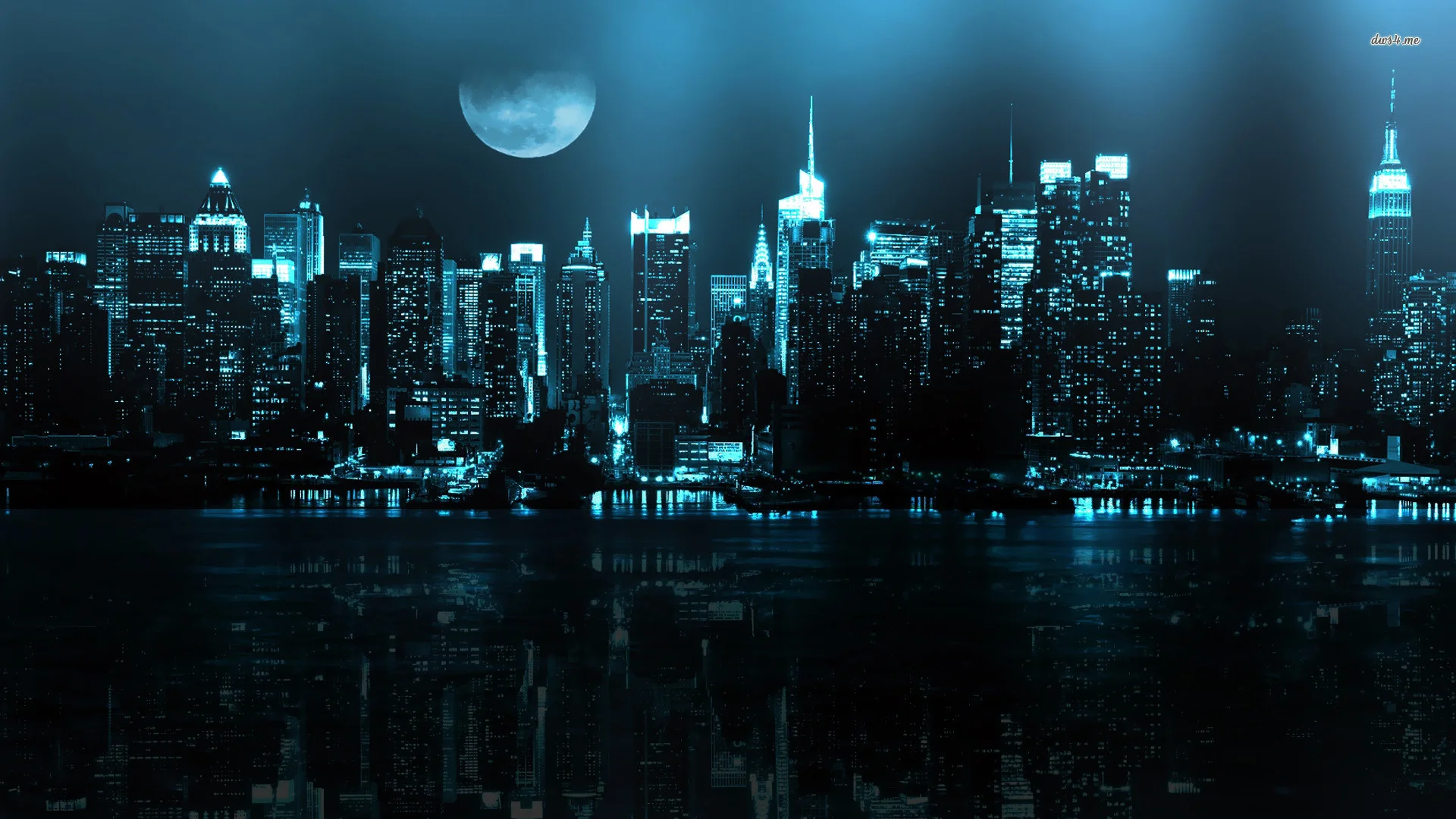 4464-new-york-city-1920×1080-world-wallpaper.jpg (1920Ã1080) | Night With  Moolight | Pinterest