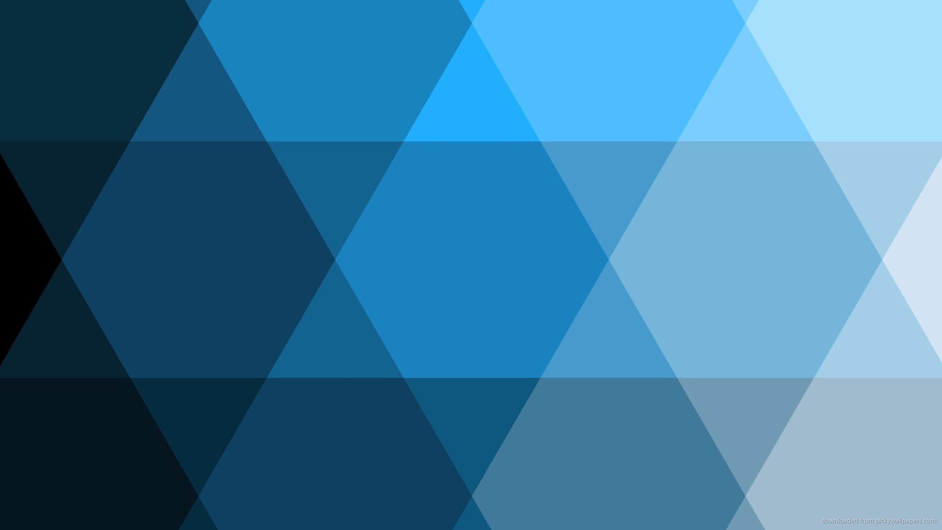 Blue trianglish pattern for 1920×1080