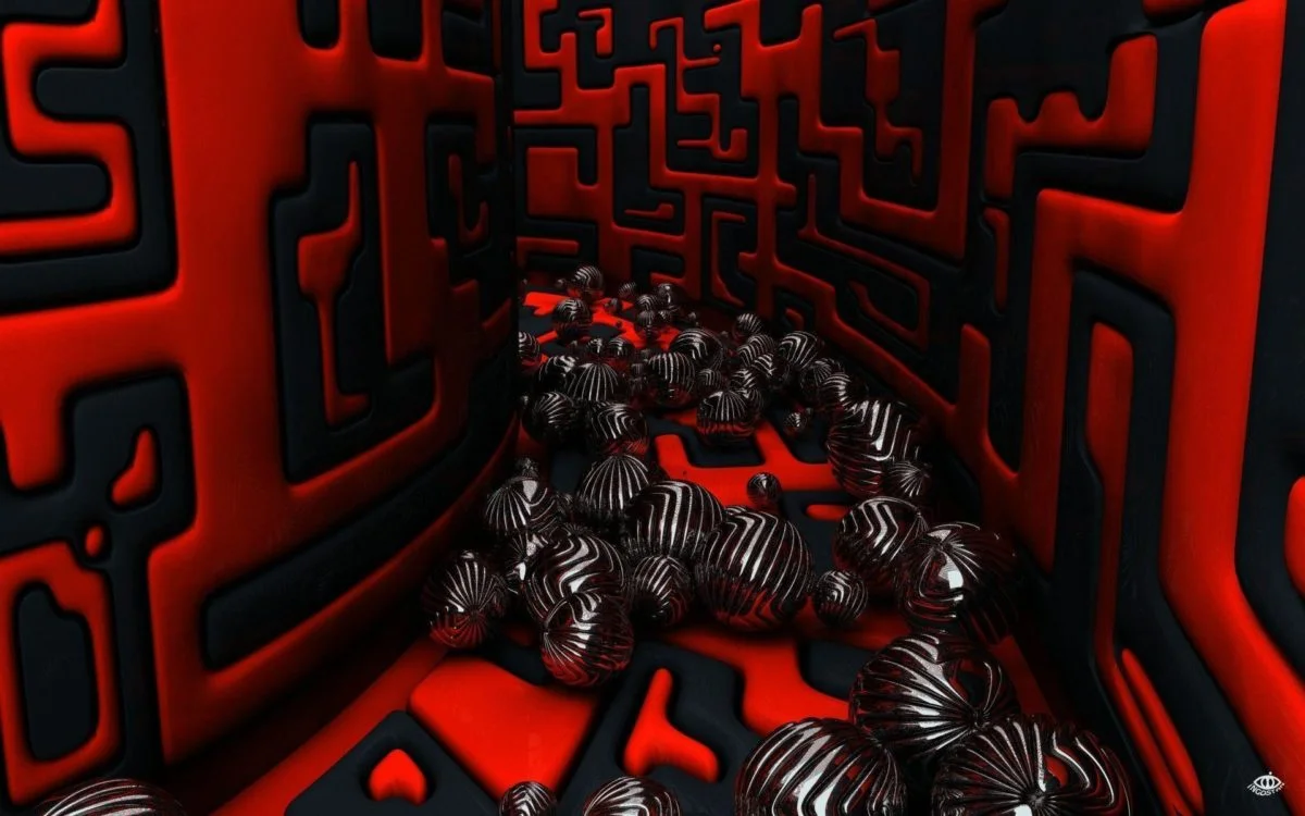 Wallpapers For Red Black Wallpaper 3d