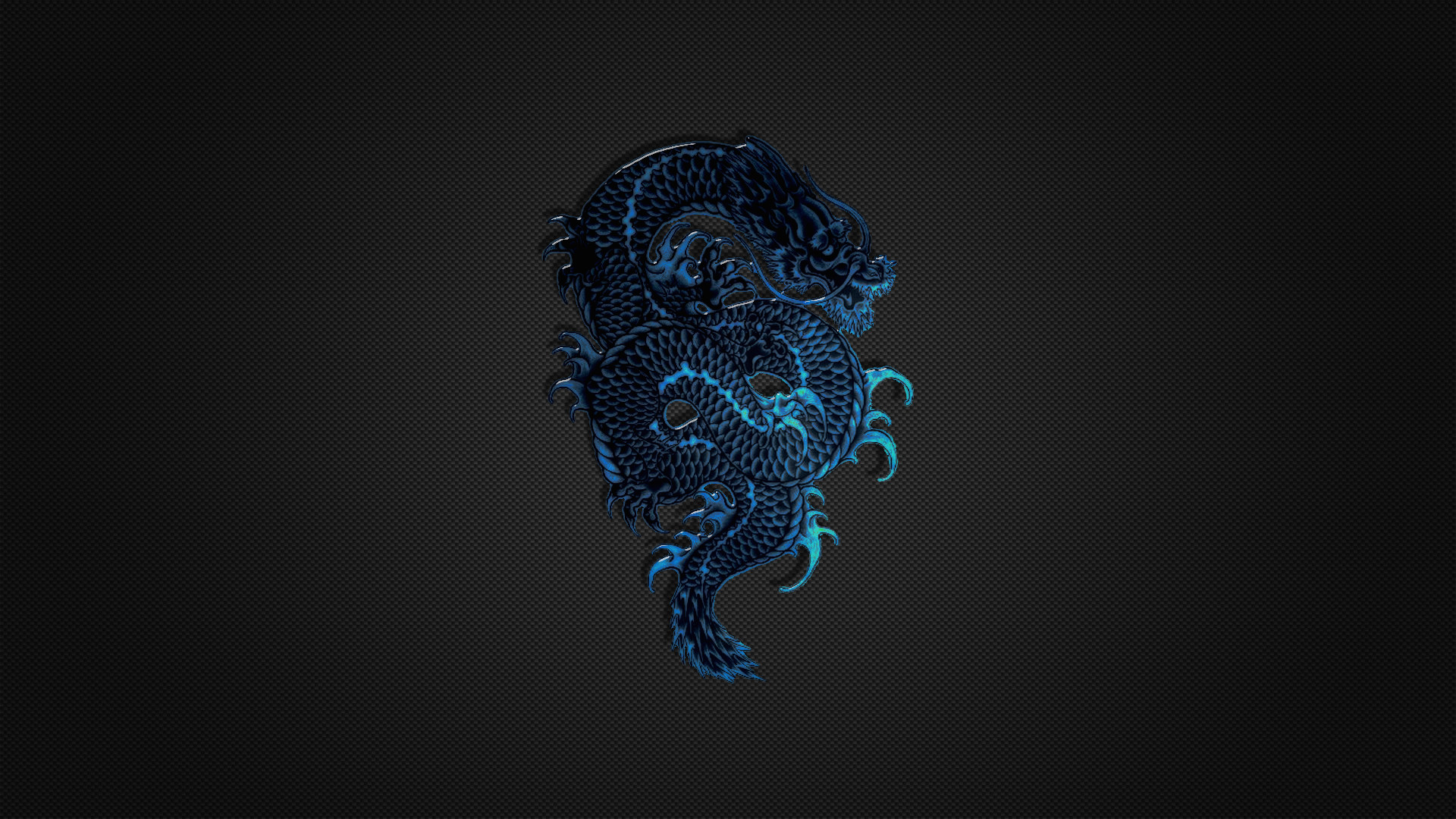 Wallpaper hd 1080p blue dragon logo on black wallpapers.