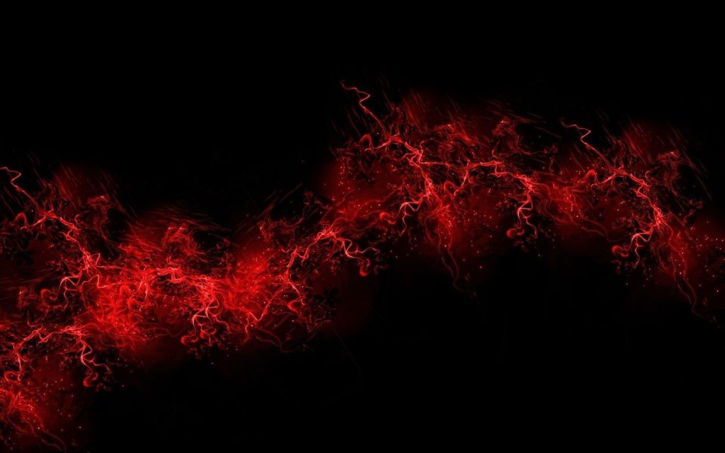 Red Lightning Background