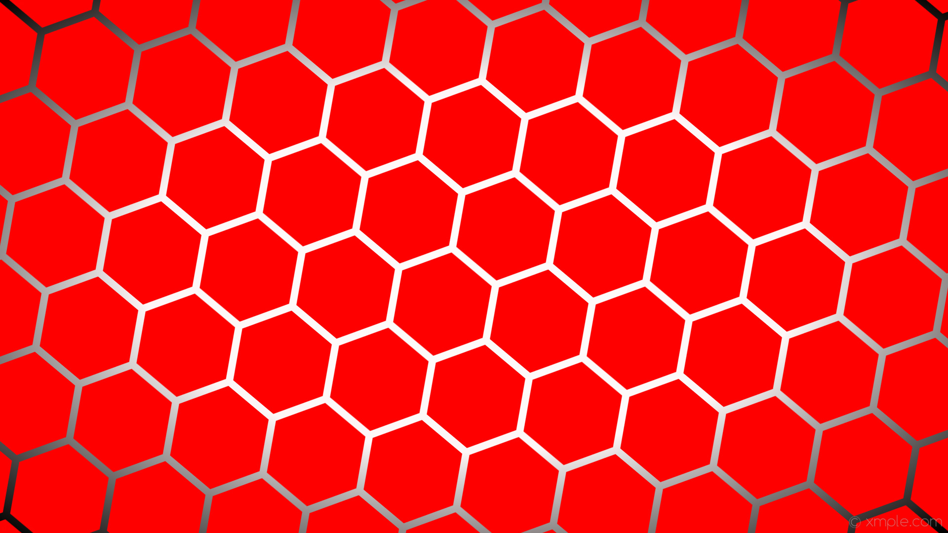 wallpaper black hexagon glow white red gradient snow #ff0000 #ffffff  #fffafa diagonal 50
