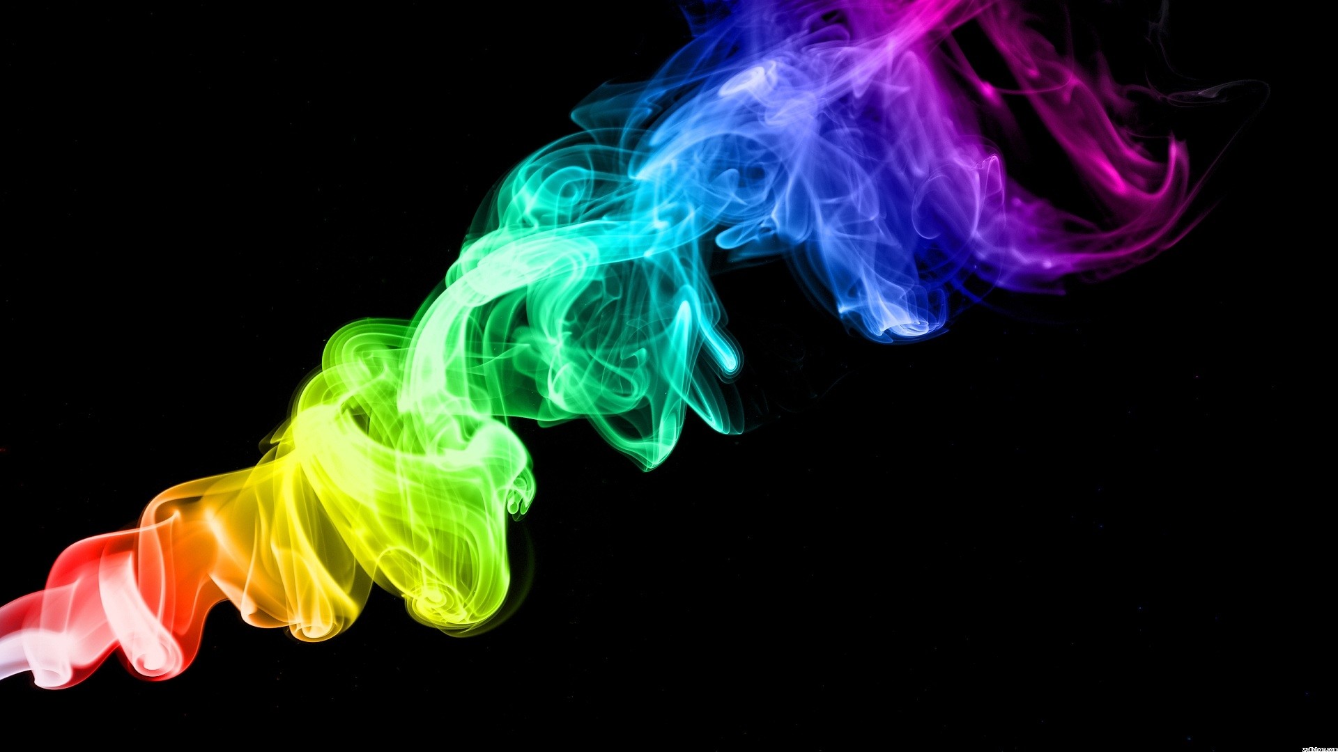 High Resolution Rainbow Smoke Wallpaper Background – SiWallpaperHD