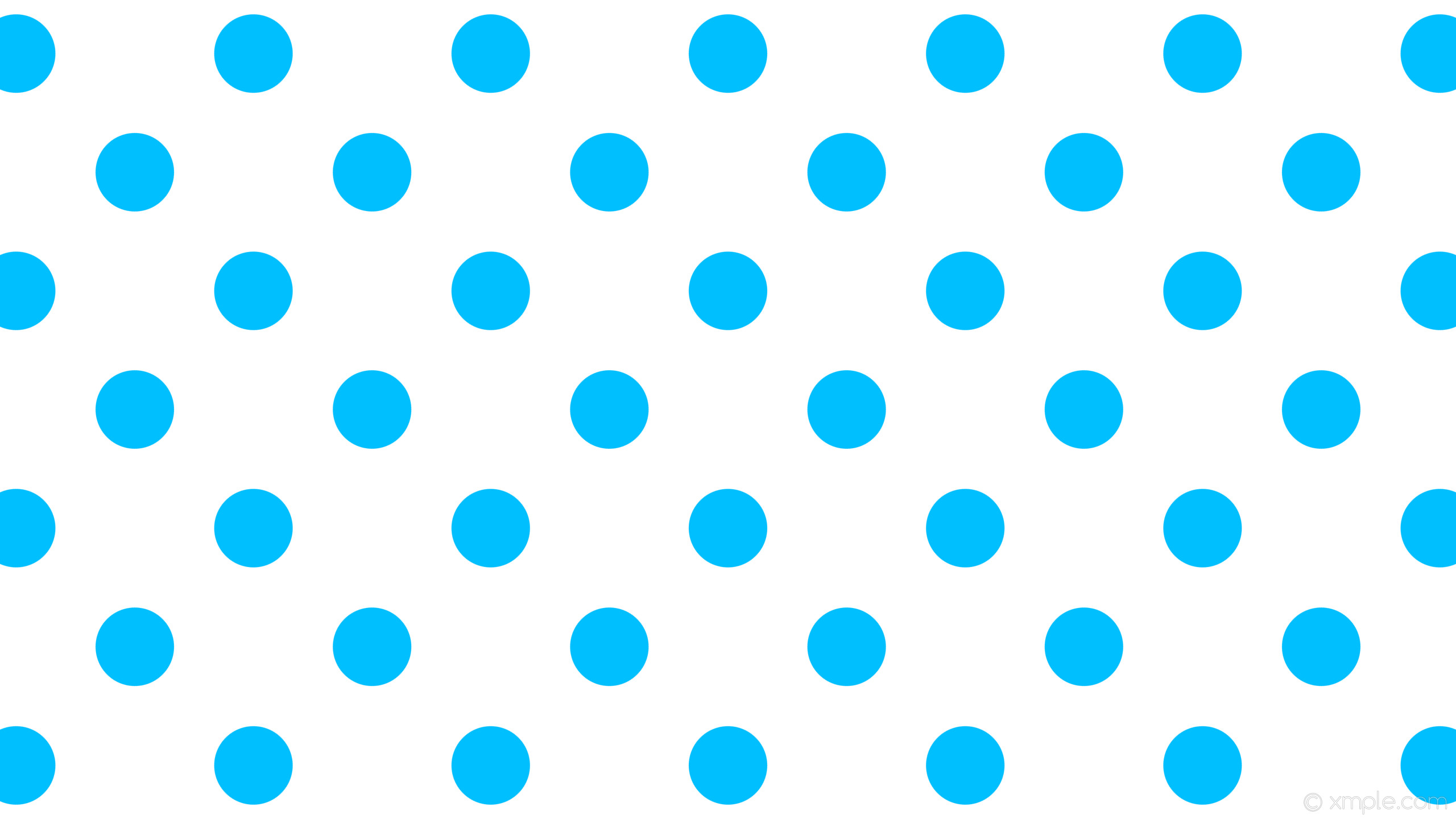 Wallpaper white polka dots spots blue deep sky blue #ffffff bfff 225 138px