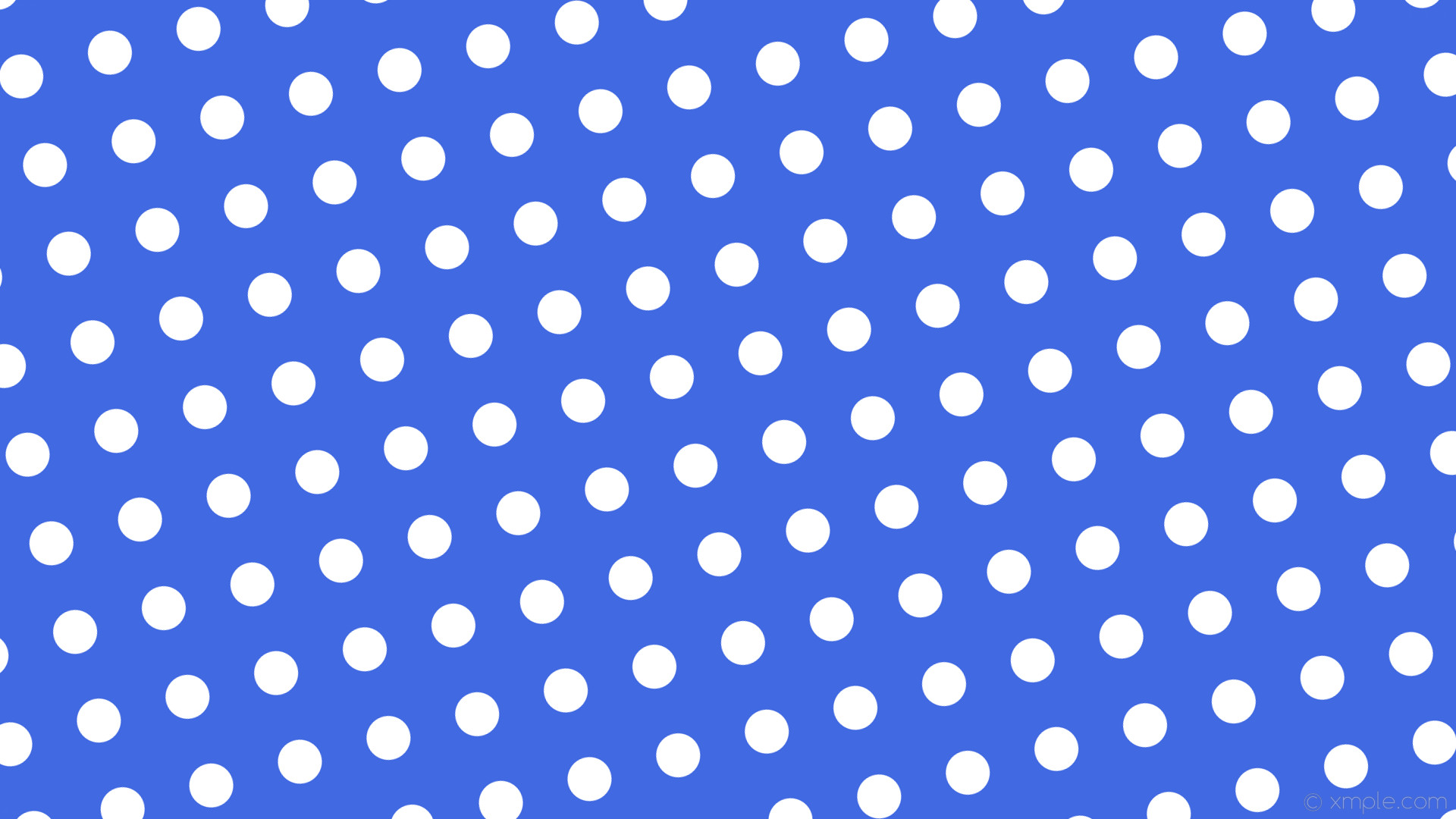 wallpaper blue polka dots white spots royal blue #4169e1 #ffffff 195Â° 58px  121px