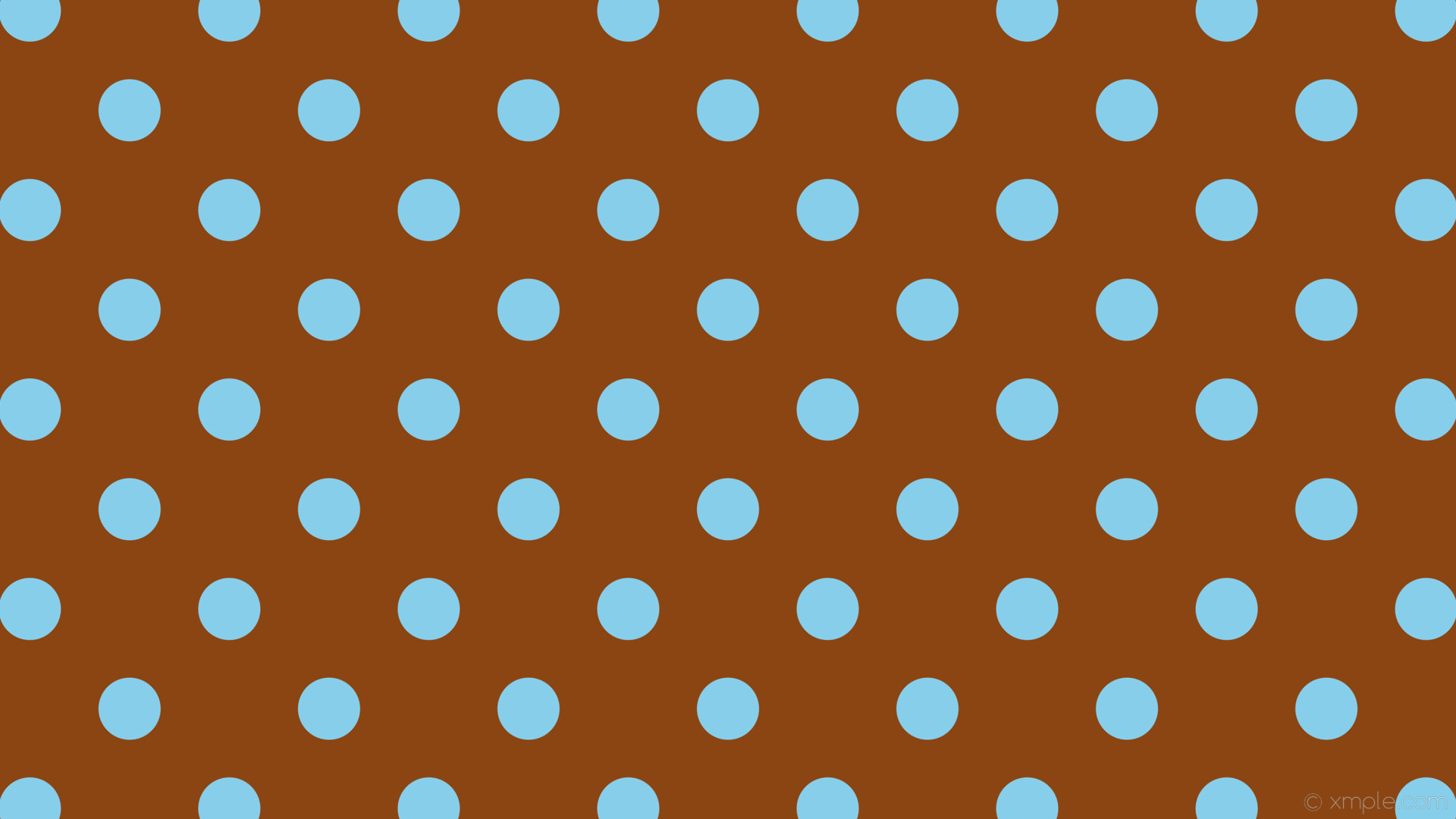 Wallpaper spots brown blue dots polka saddle brown sky blue b4513 ceeb 135