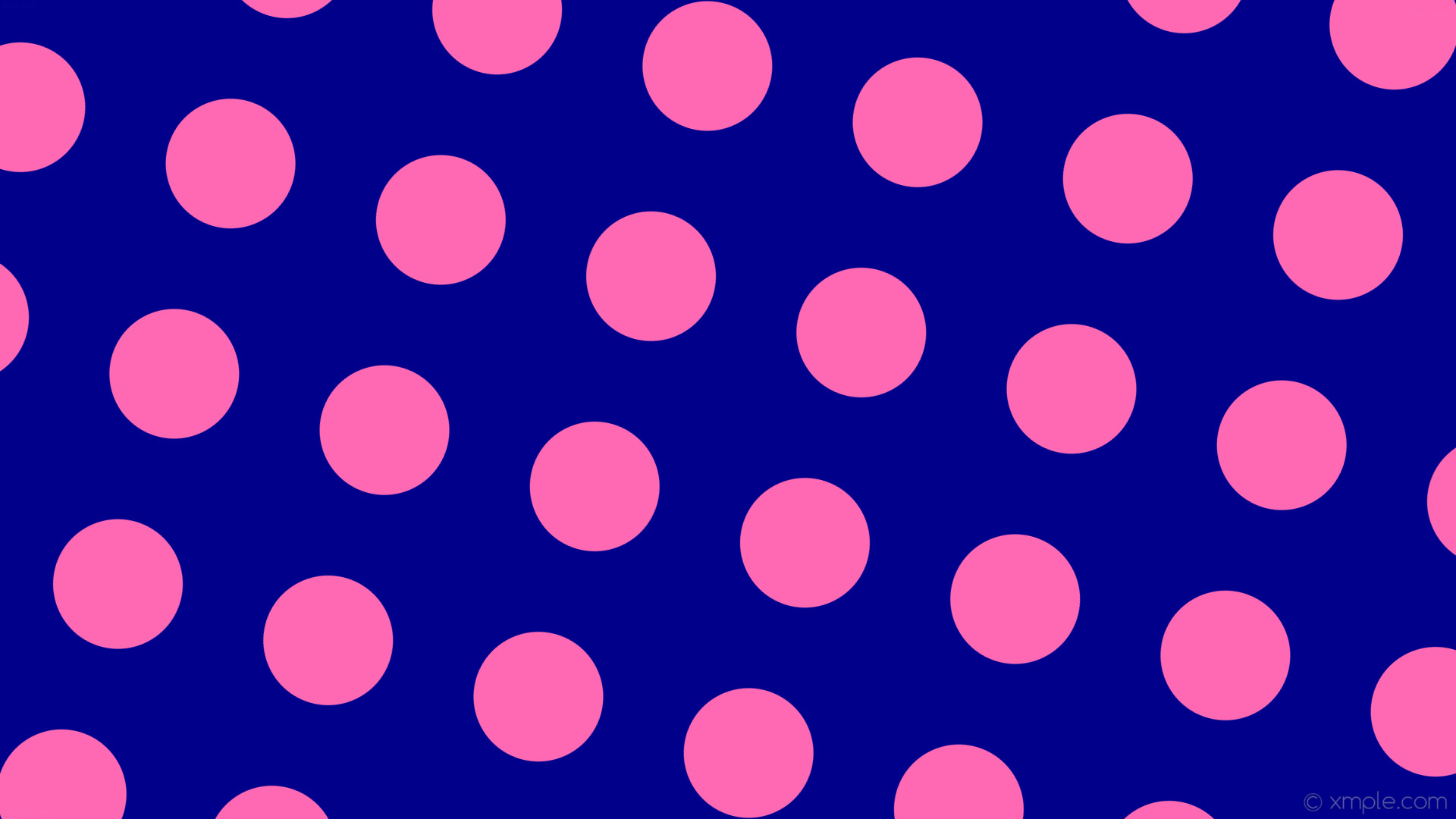 Wallpaper spots blue pink polka dots dark blue hot pink b #ff69b4 165