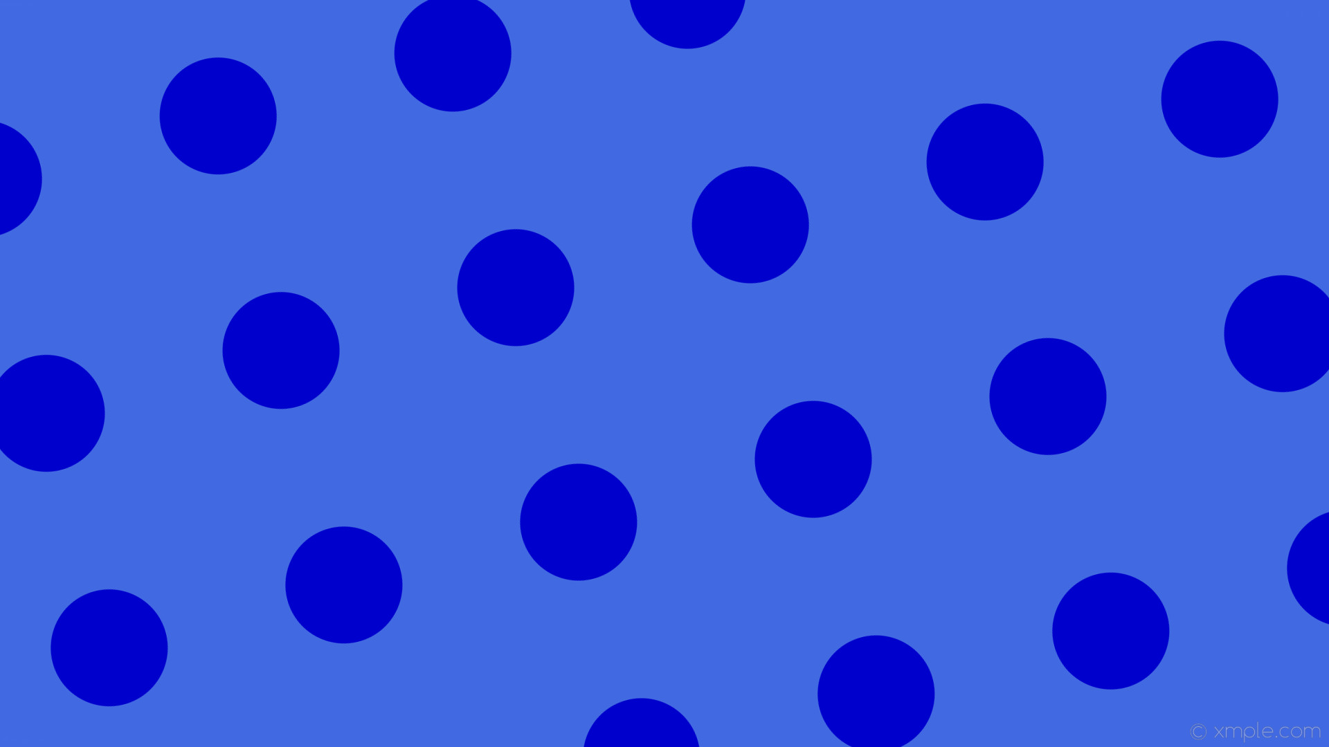 Wallpaper blue polka dots spots royal blue medium blue e1 cd 285 169px