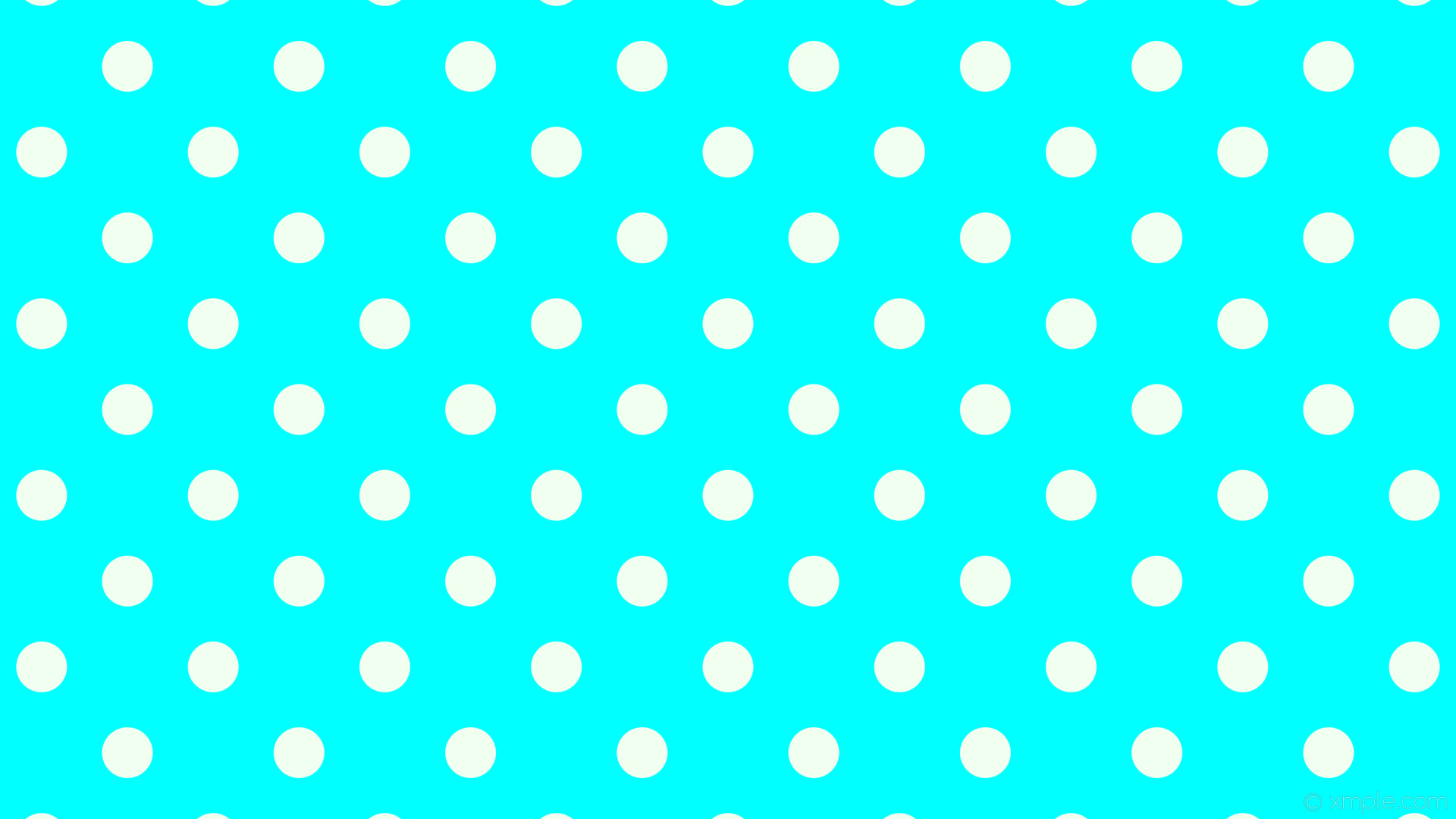 Wallpaper white spots blue polka dots aqua cyan honeydew ffff #f0fff0 135 67px