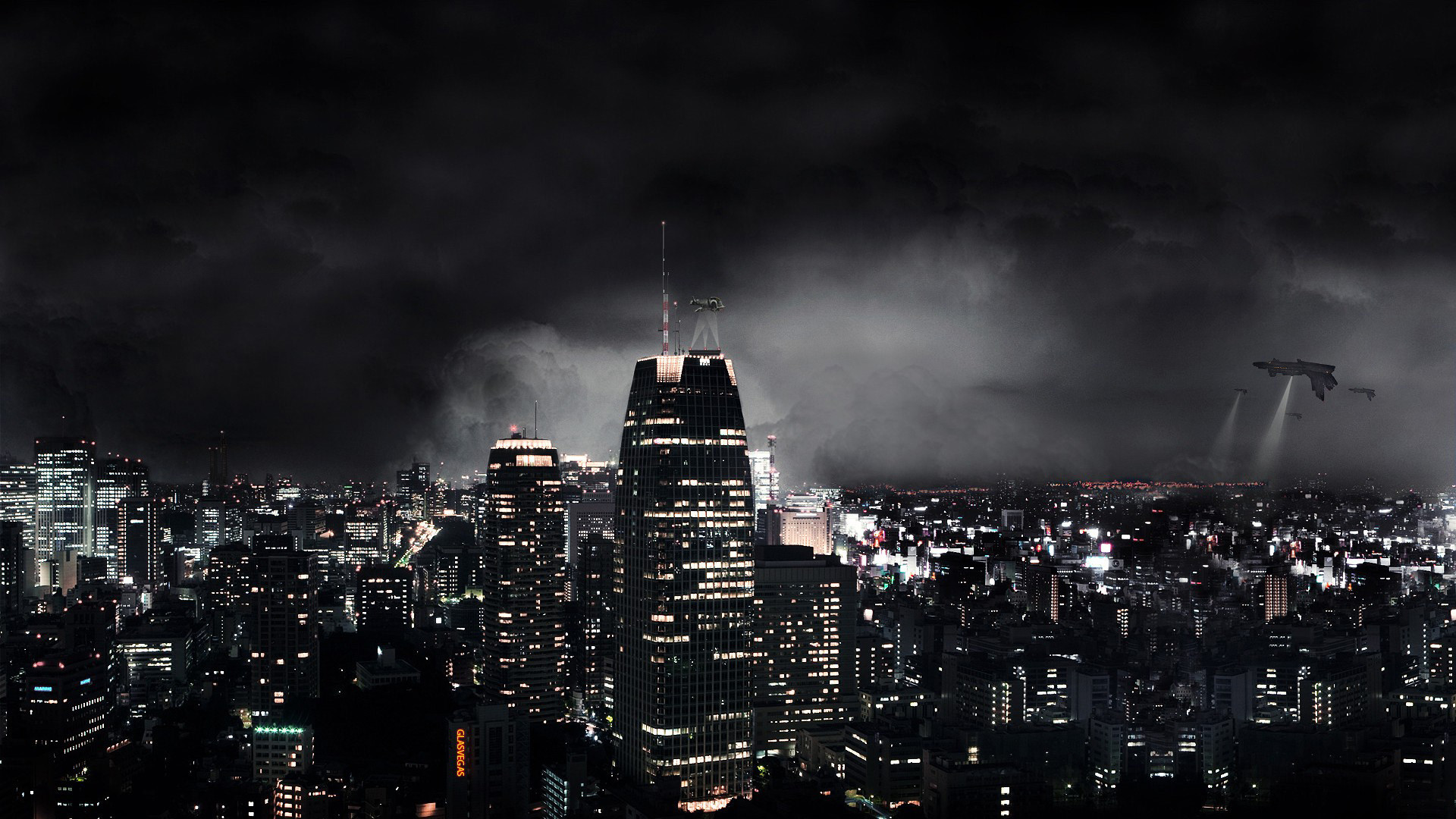 Dark Abstract City