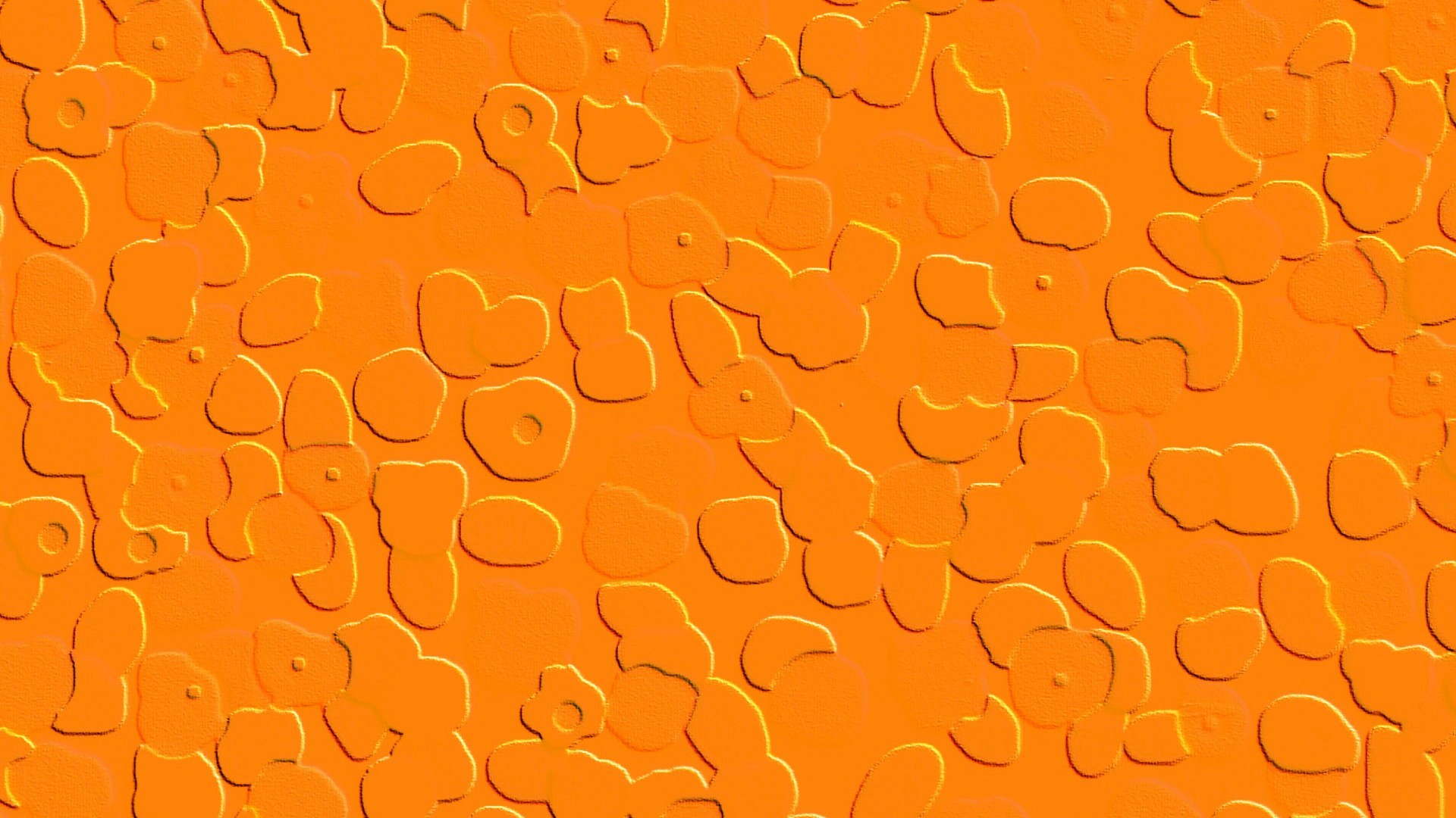 Orange Bubble Wallpaper Background