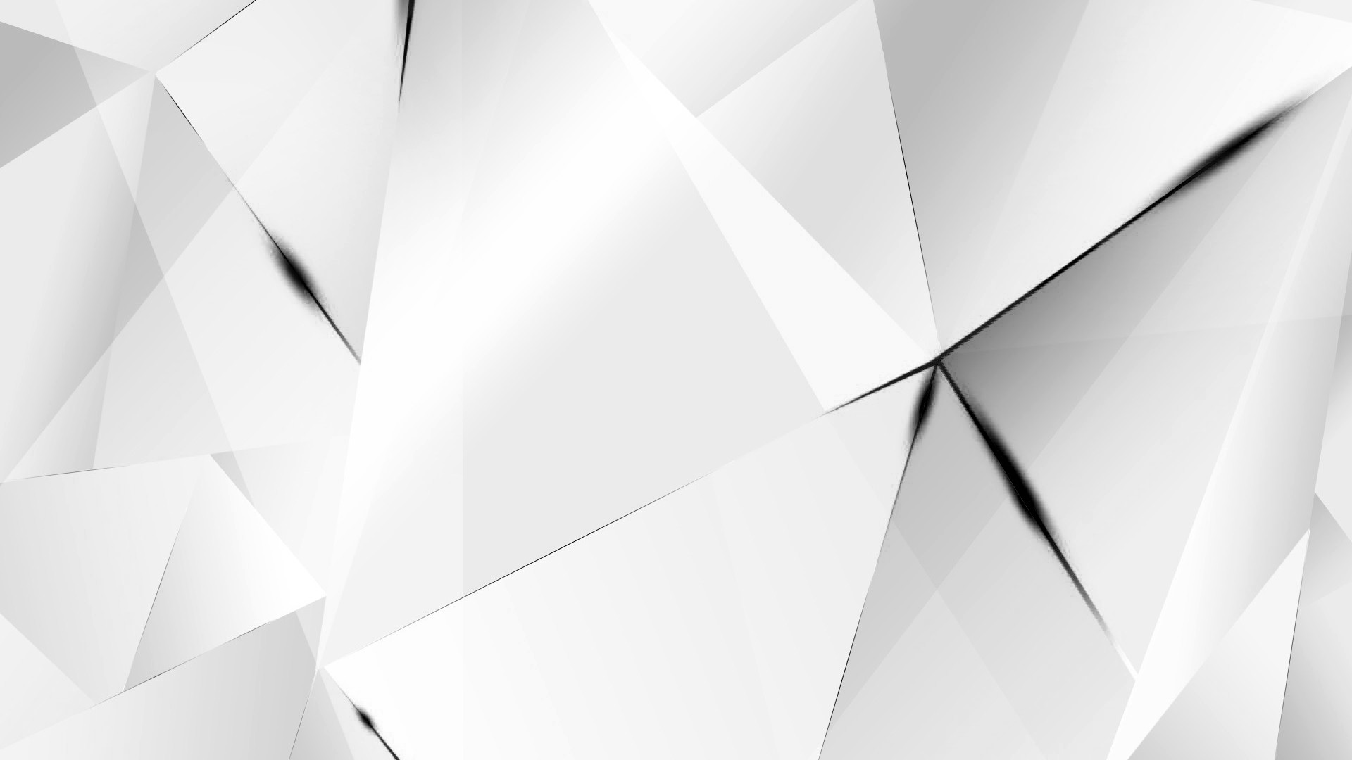 Wallpapers – Black Abstract Polygons White BG by kaminohunter