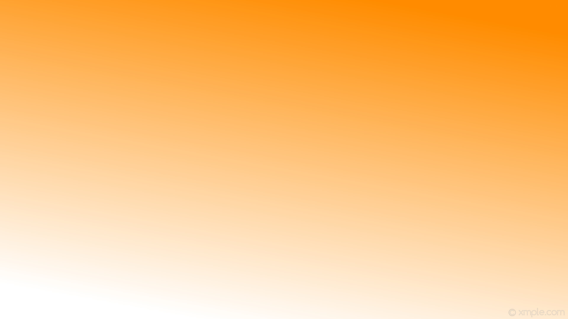 Wallpaper linear gradient orange white dark orange #ff8c00 #ffffff 60