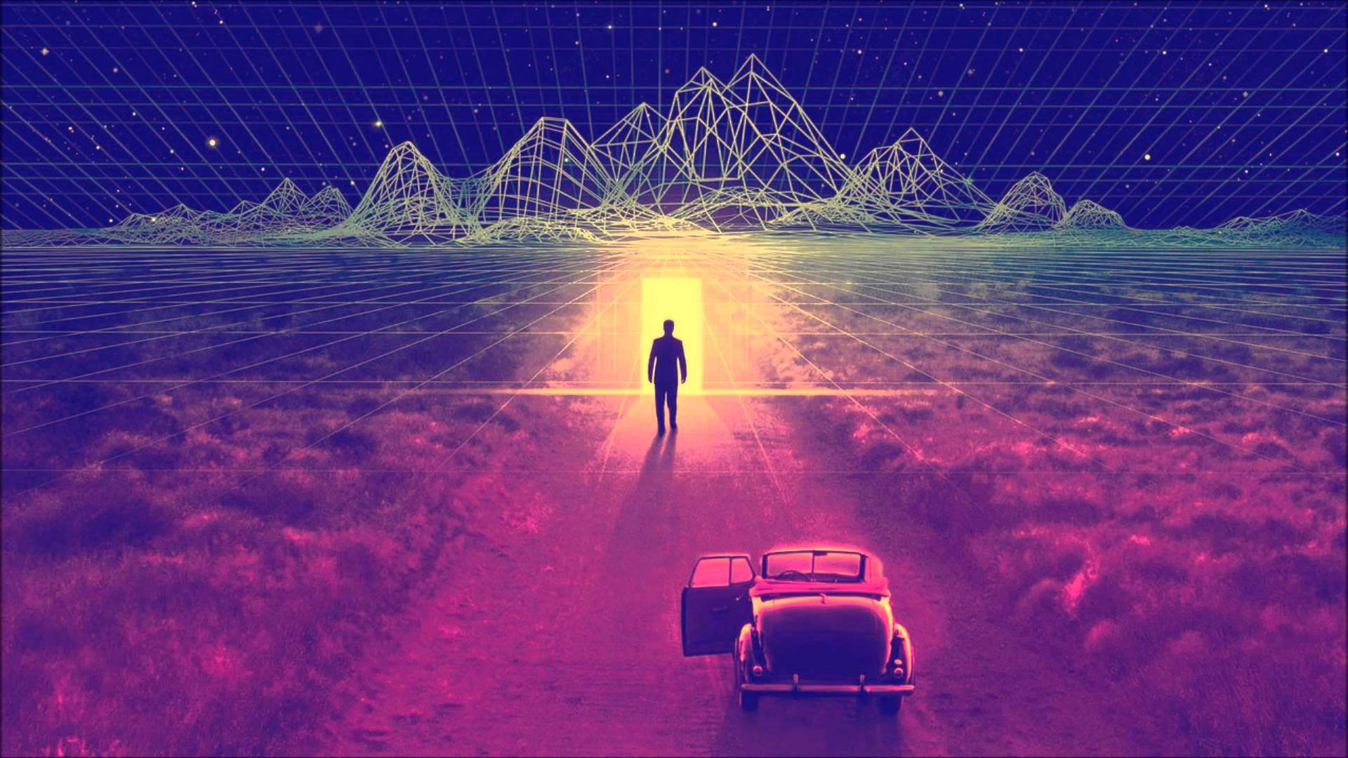 Retrowave/Synthwave wallpaper [1920×1080] | Inspired by The Thirteenth  Floor (1999)
