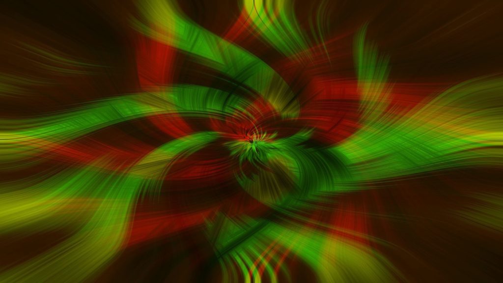 Red and green shaped lines abstract hd wallpaper 19201080 11572.