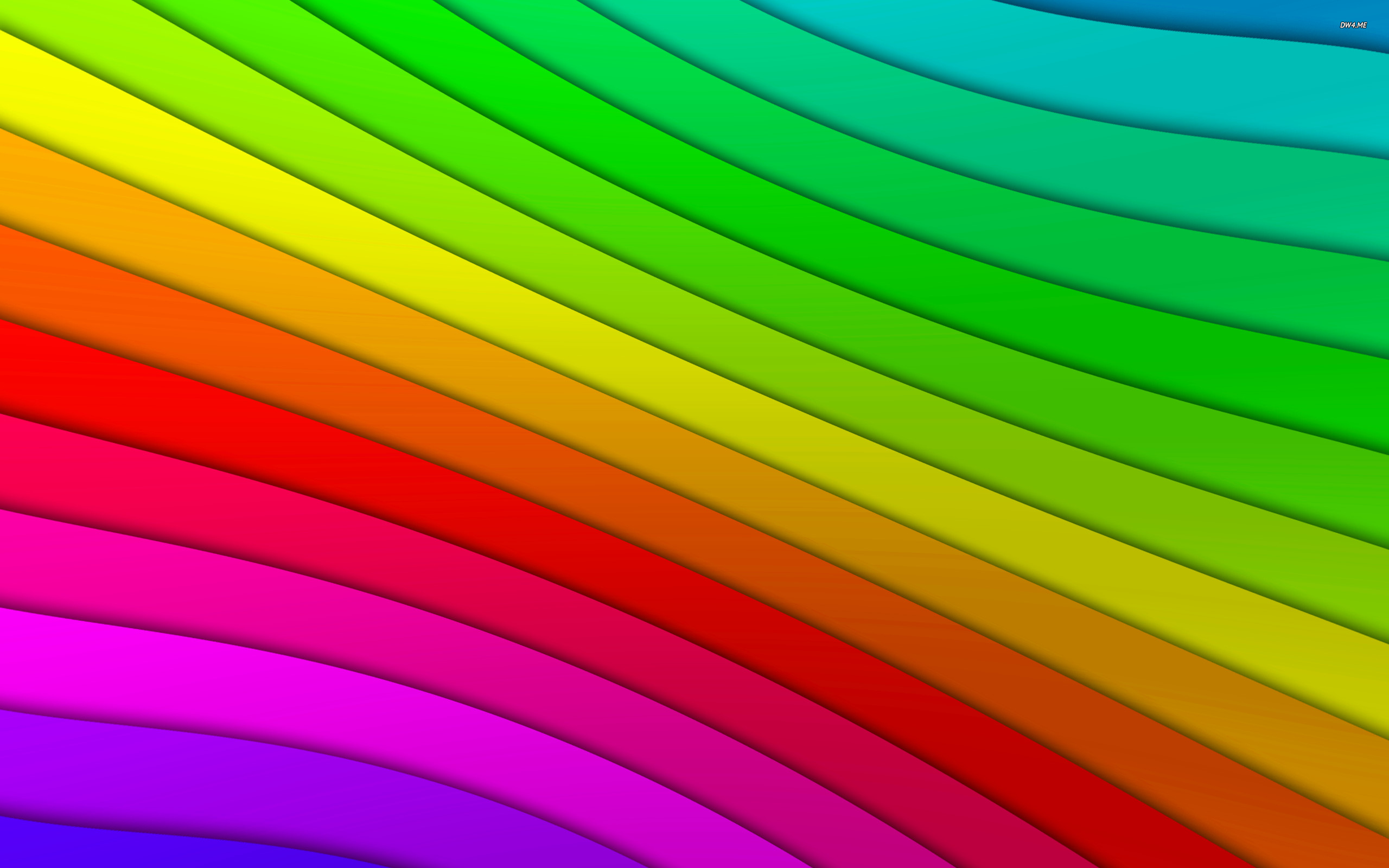 Colored curved lines wallpaper