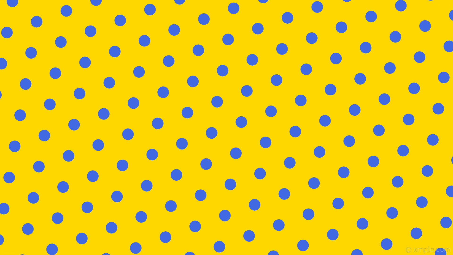 wallpaper polka dots hexagon yellow blue gold royal blue #ffd700 #4169e1  diagonal 20Â°