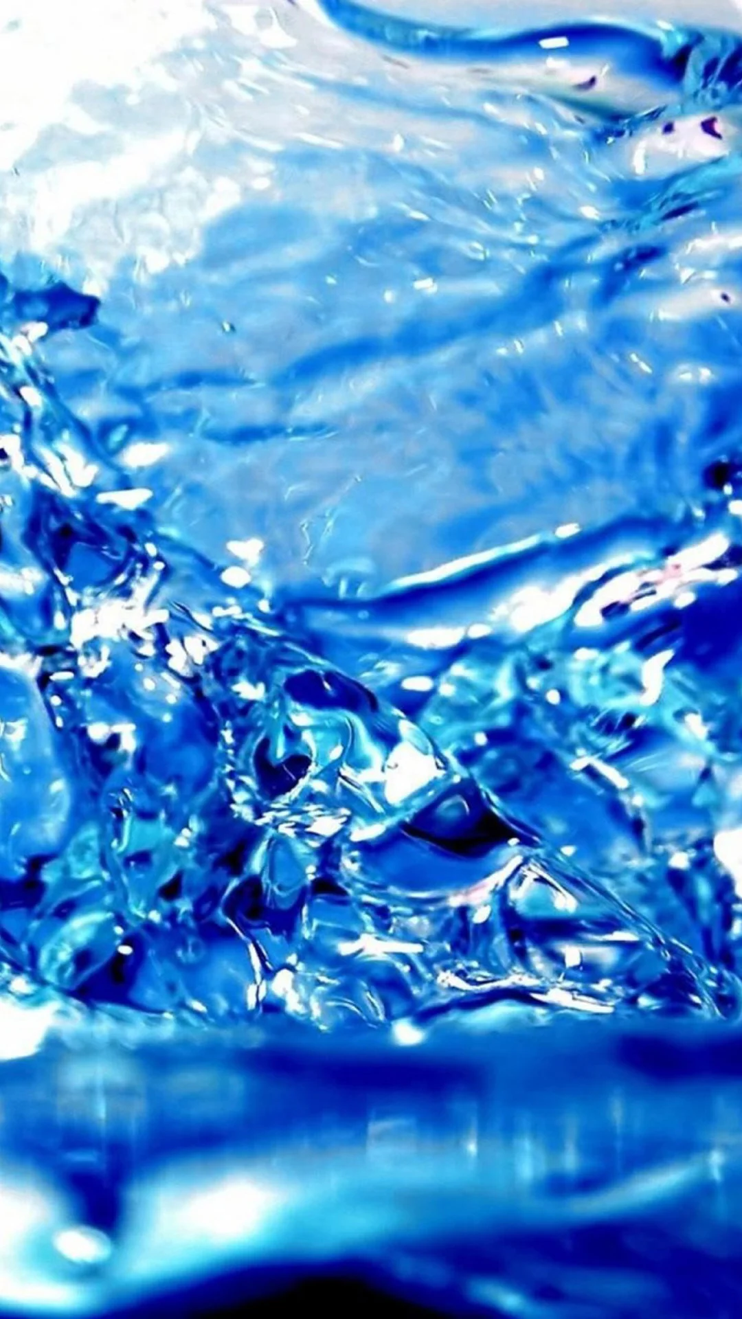 Blue Water Splash Background iPhone 6 wallpaper