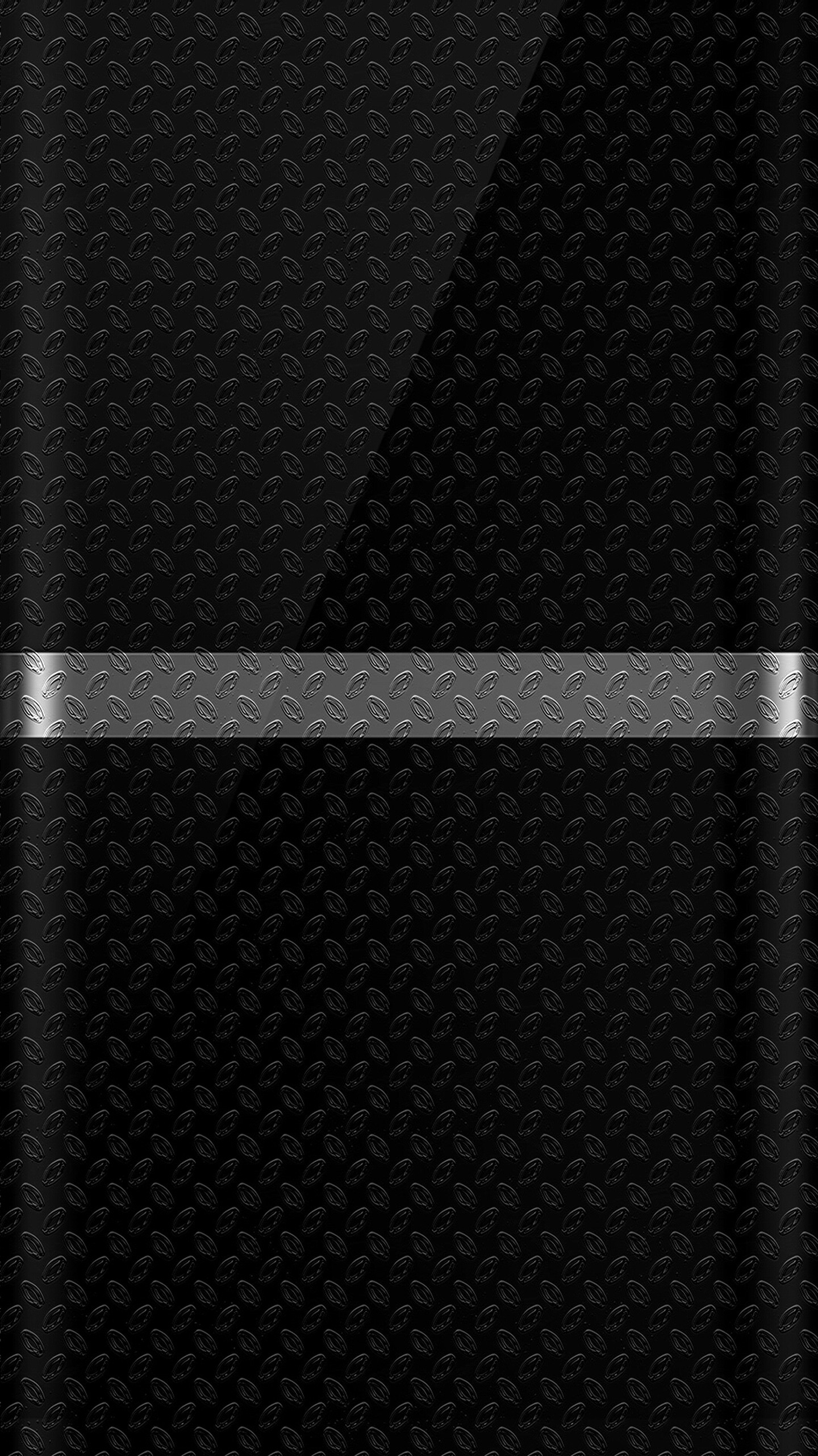 Dark S7 Edge Wallpaper 07 with Black Background and Silver Line