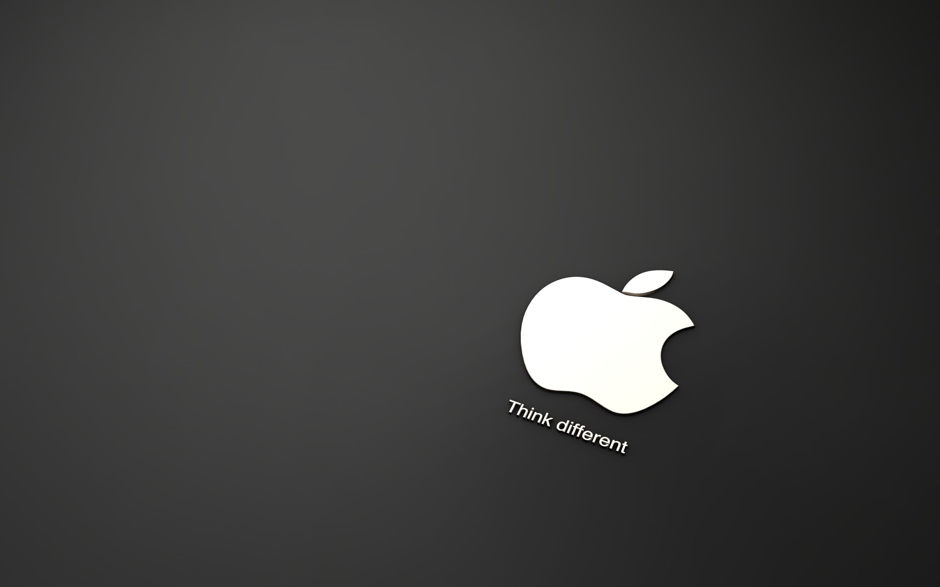 Apple in Black Background