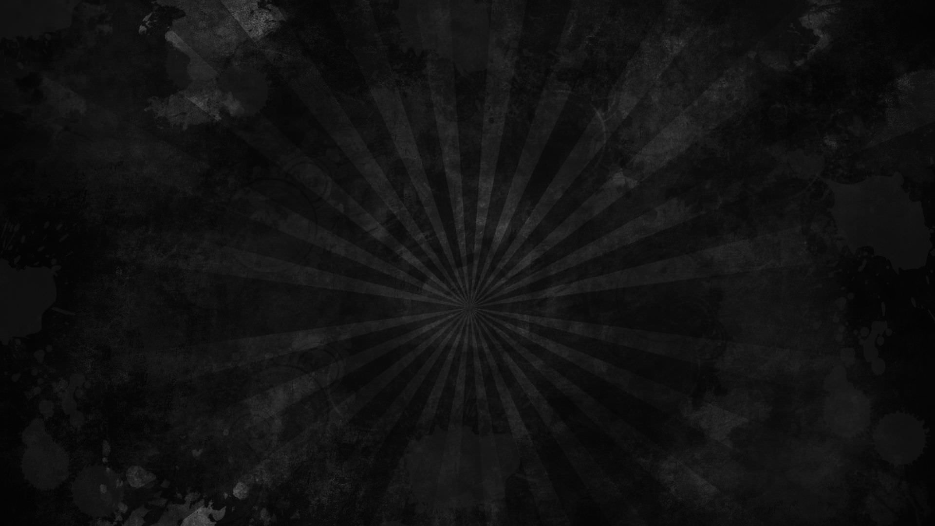 Black Grunge Sunburst Wallpaper