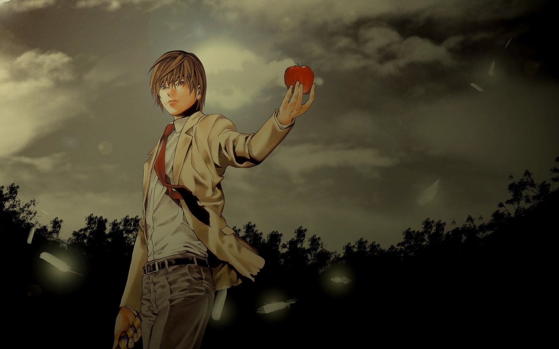 Death Note brunettes nature brown eyes Yagami Light standing anime anime  boys wallpaper | | 243350 | WallpaperUP