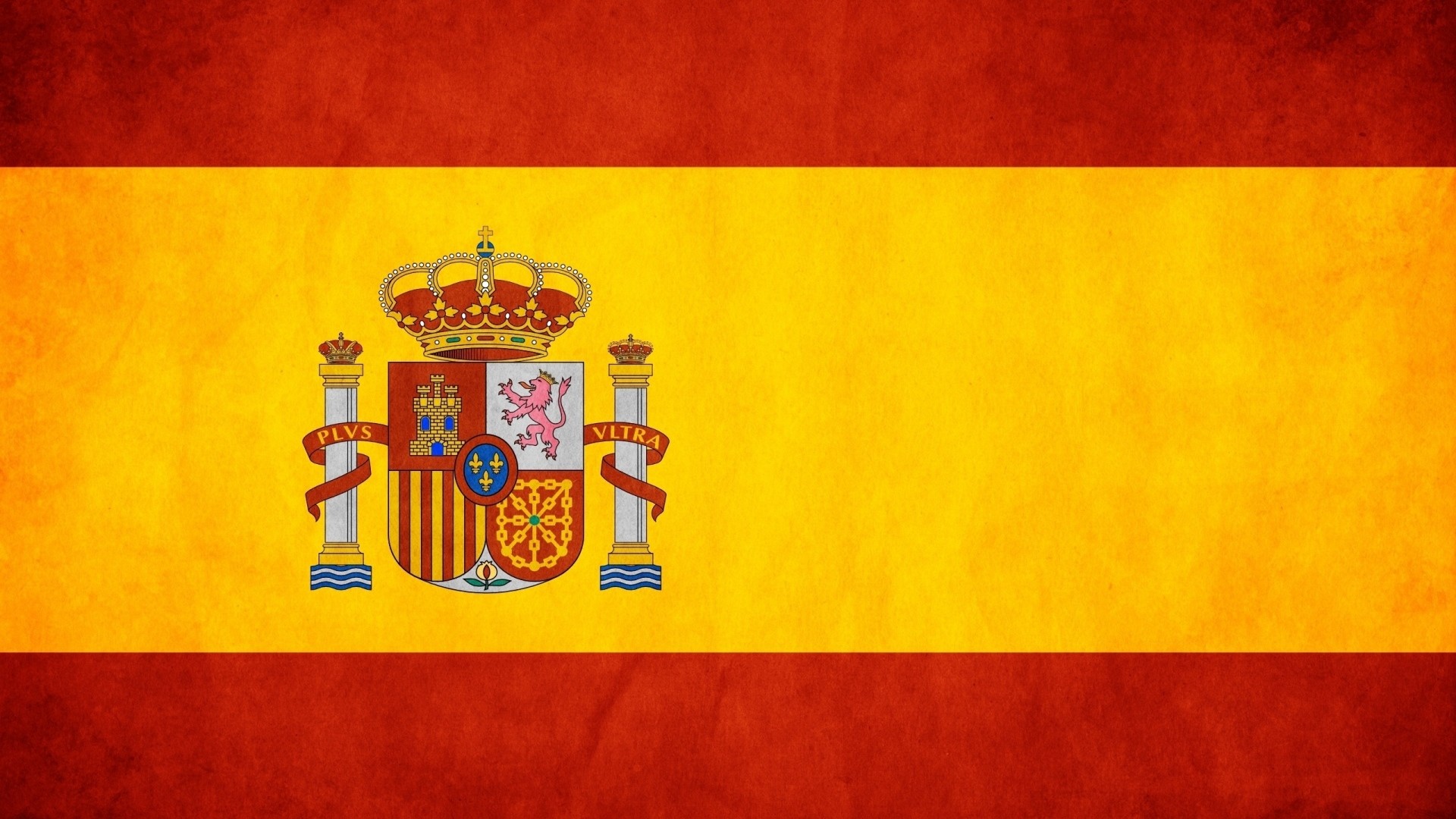 Preview wallpaper yellow, red, flag, spain 1920×1080