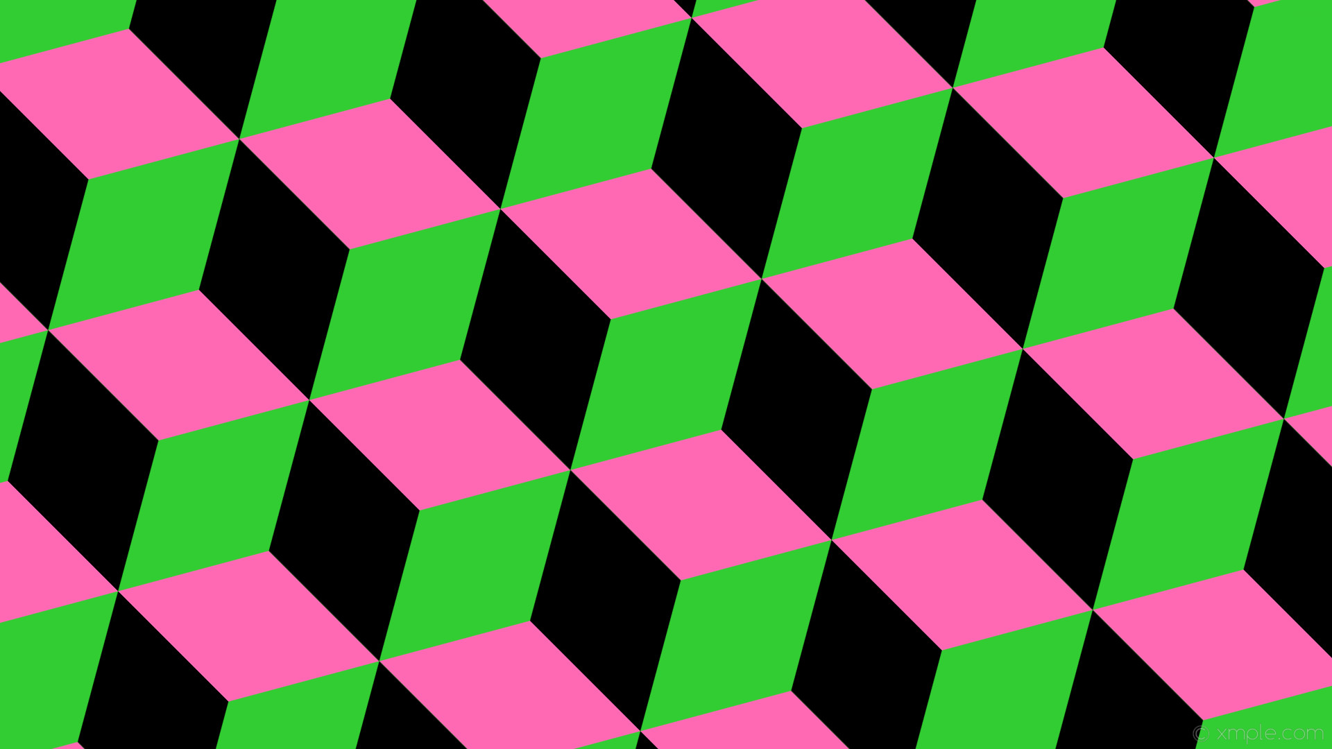 hot pink and green background