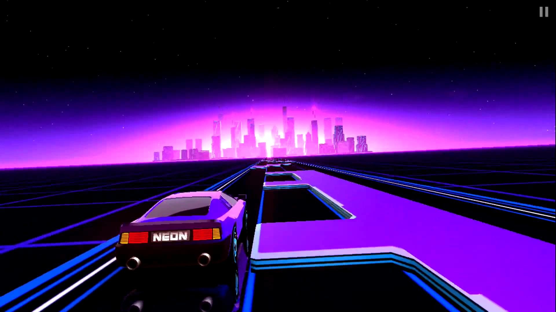 Neon Drive – '80s style arcade game – Gameplay iOS ÐÐ±Ð·Ð¾Ñ Ð¸Ð³ÑÑ – YouTube