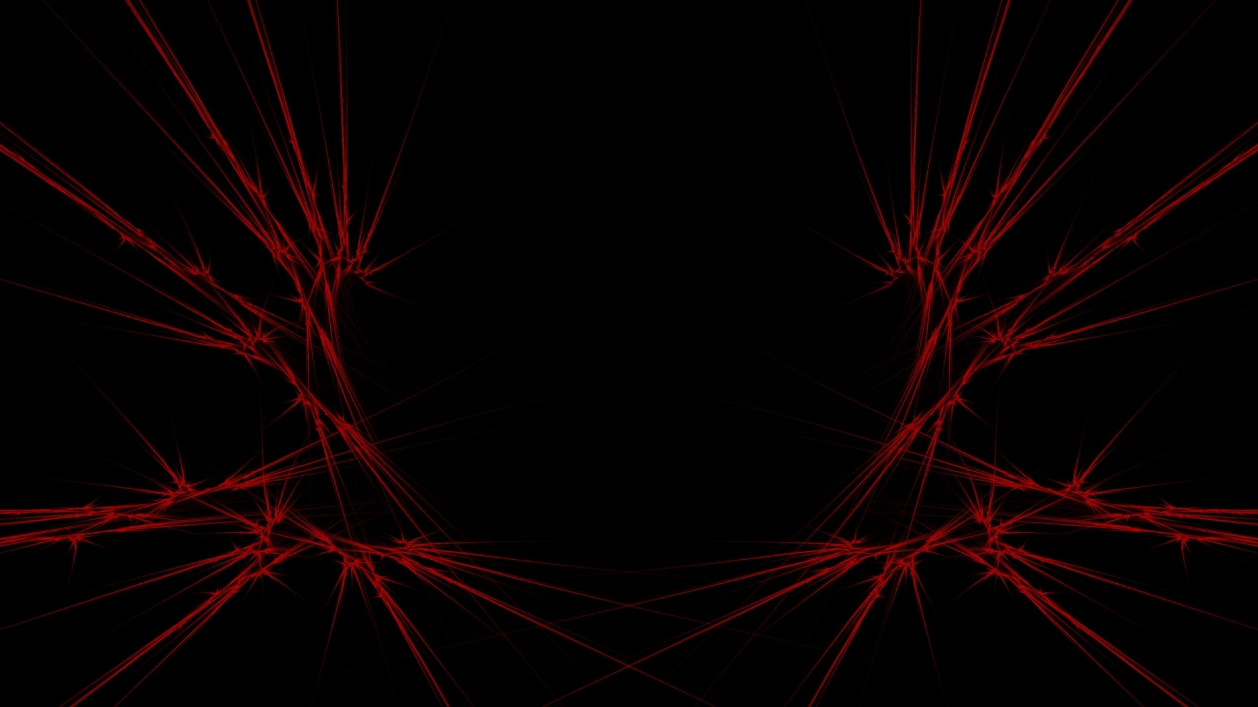 Preview wallpaper red, black, abstract 2560×1440