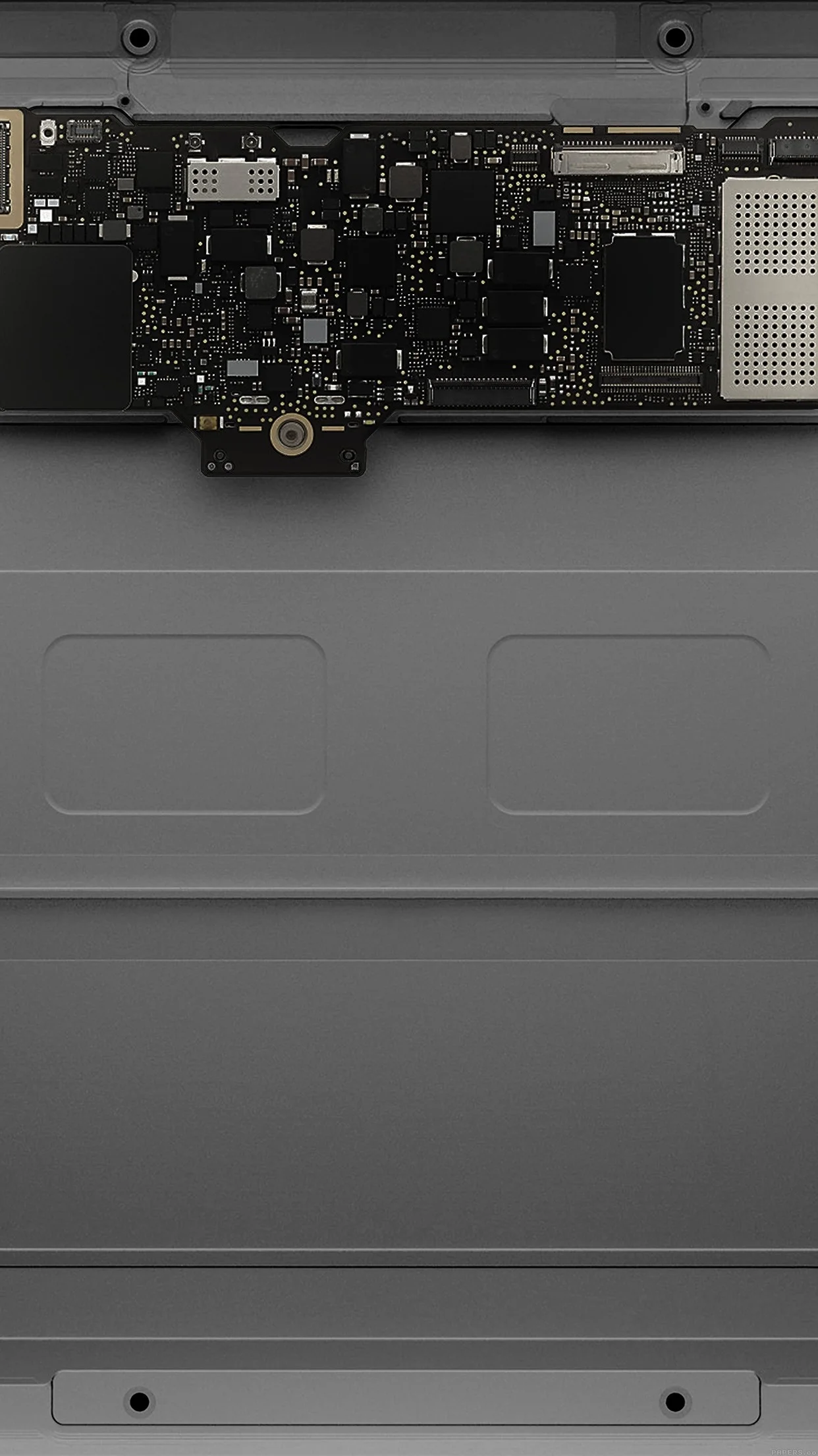 Inside Apple Mackbook Slate Gray Art