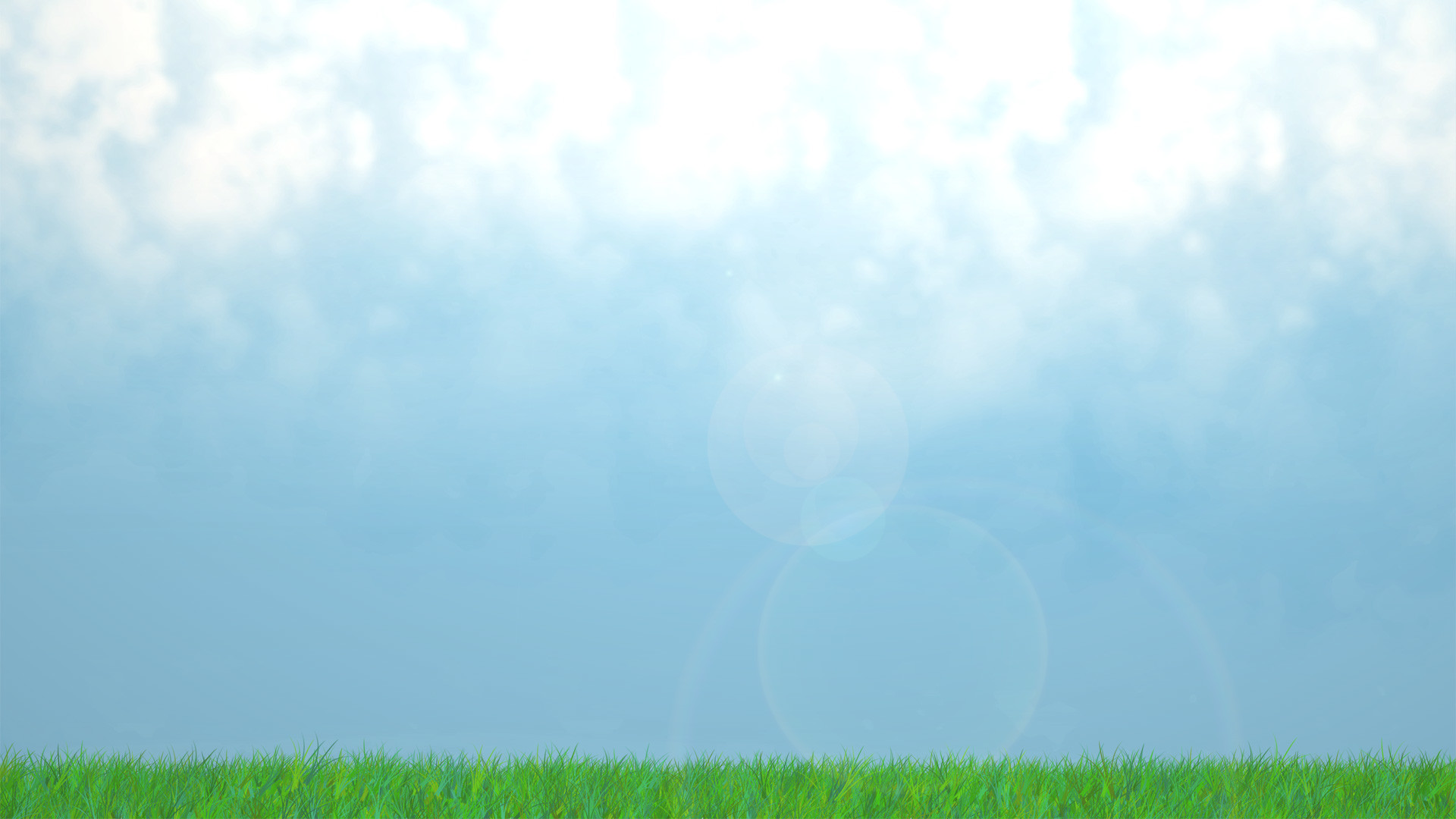 Unibia s green grass and blue sky with clouds landscape wallpaper