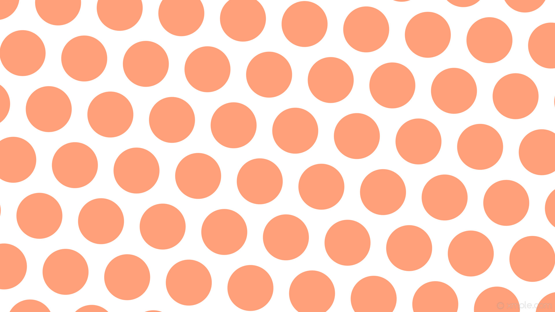 wallpaper white polka dots red hexagon light salmon #ffffff #ffa07a  diagonal 55Â° 159px
