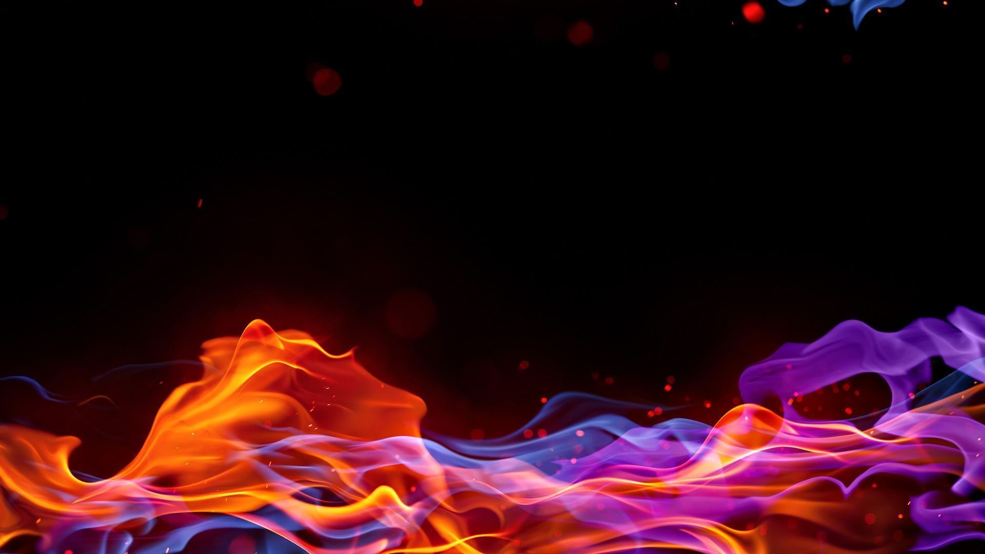 Blue And Red Fire Background wallpaper 186027
