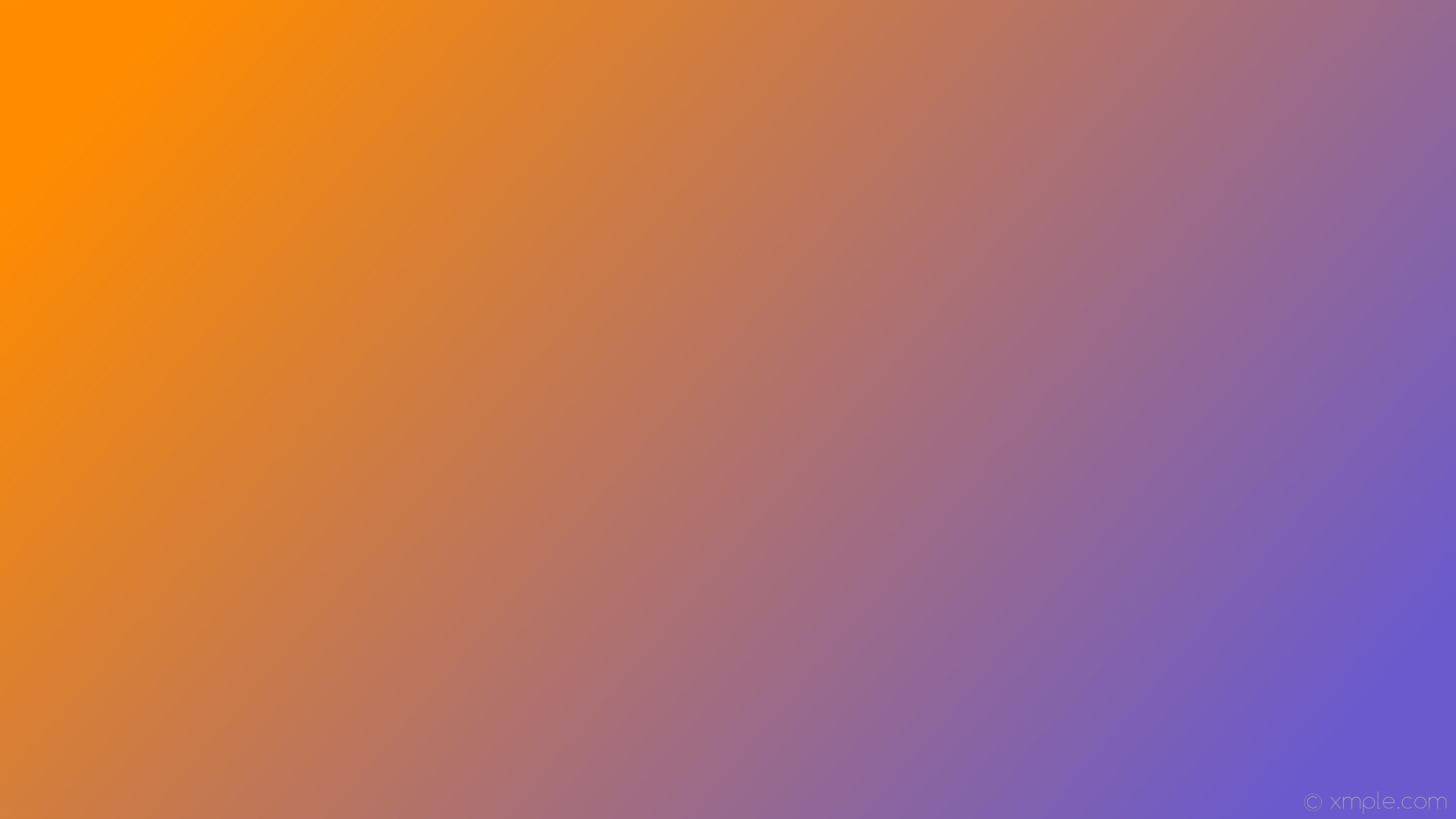 wallpaper purple orange gradient linear slate blue dark orange #6a5acd  #ff8c00 345Â°