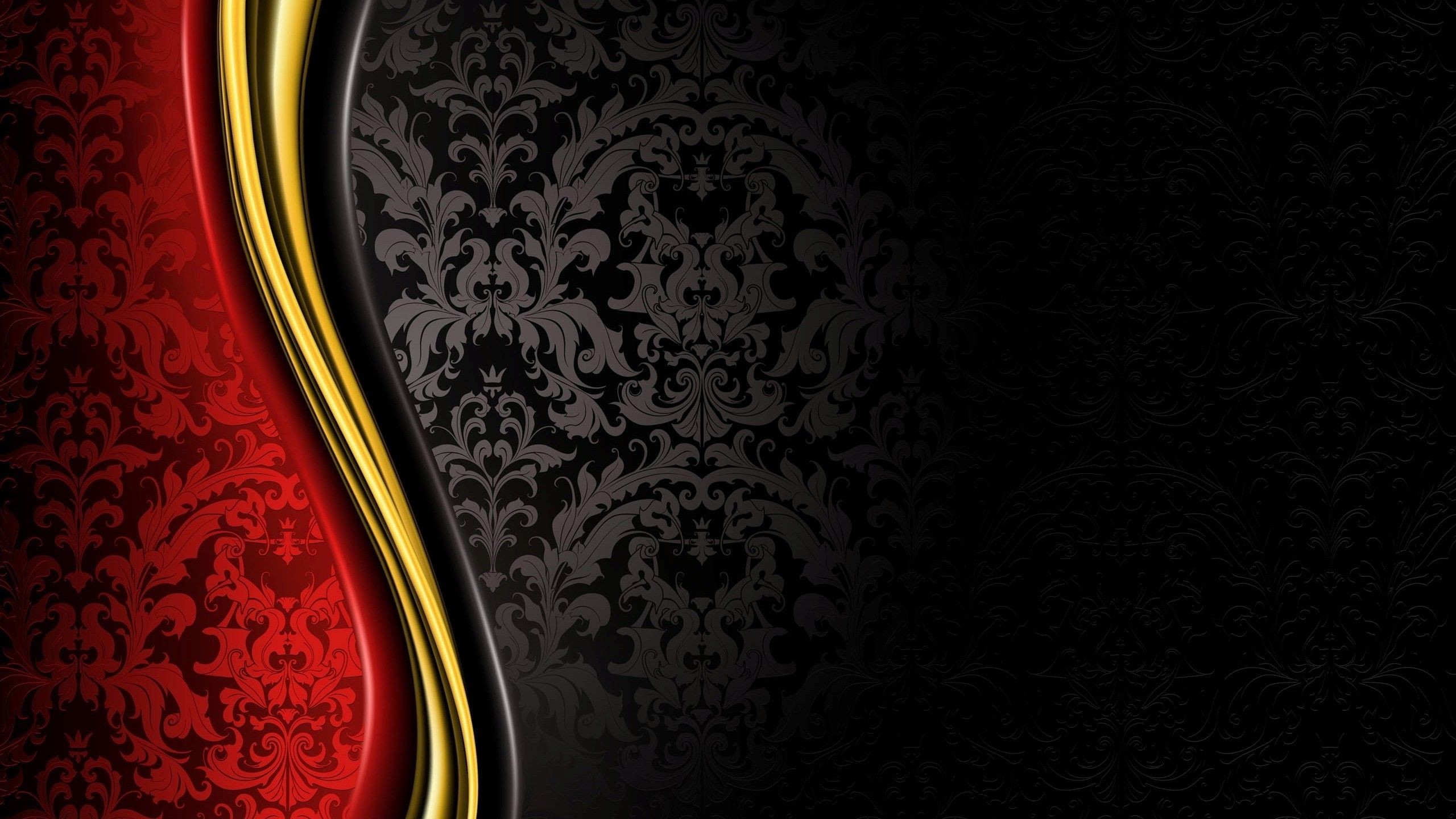 luxury, Royal, Grand, Black, Gold, Red, Abstract Wallpapers HD
