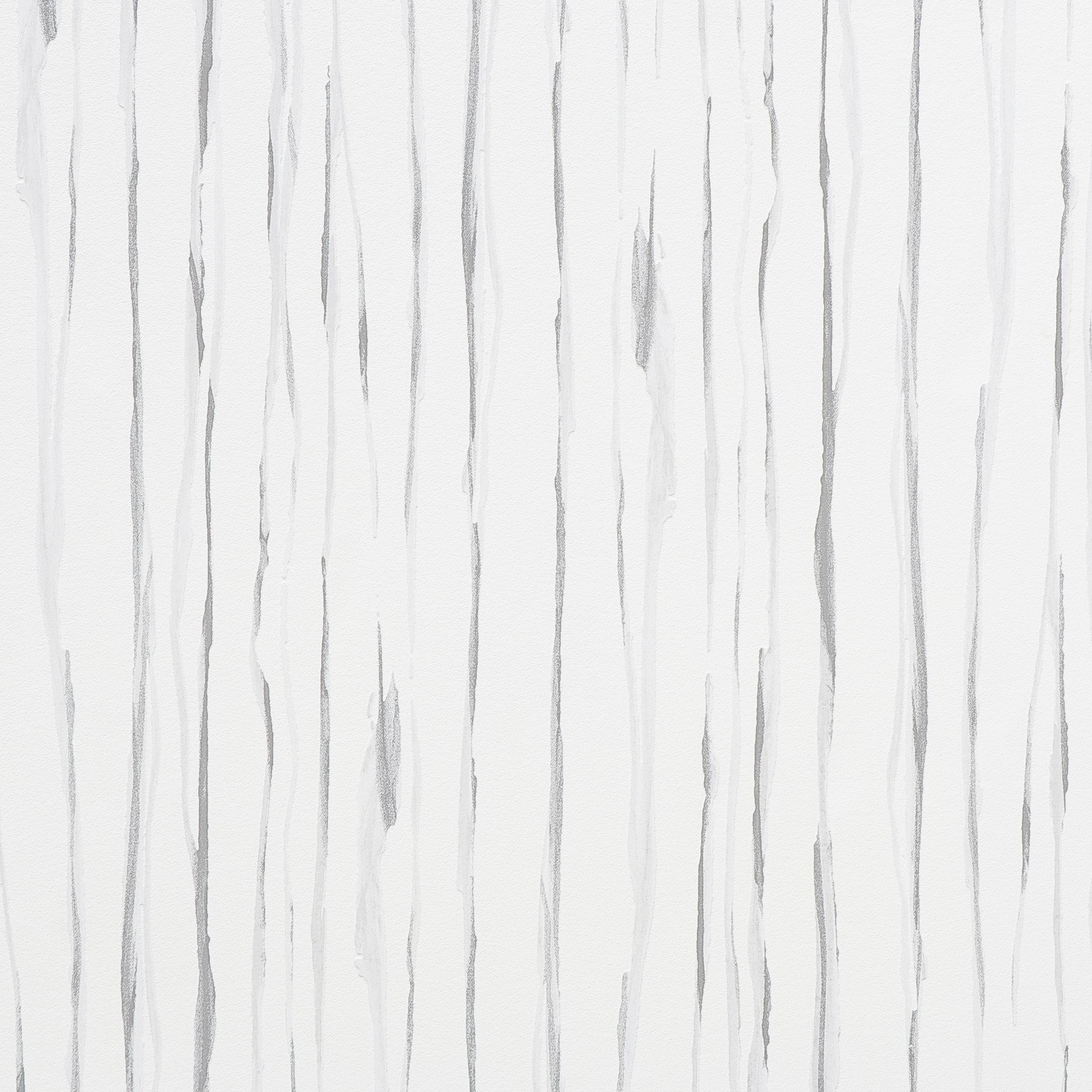 Abstract Stripes Wallpaper in White design by BD Wall